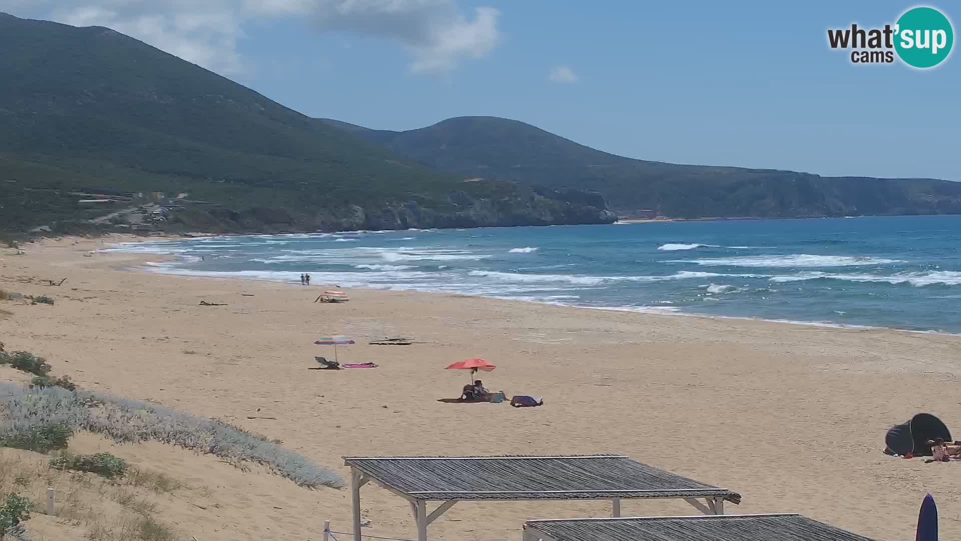 Live Beach Webcam San Nicolò, Buggerru, Sardinia – Watch the Waves and Sunset