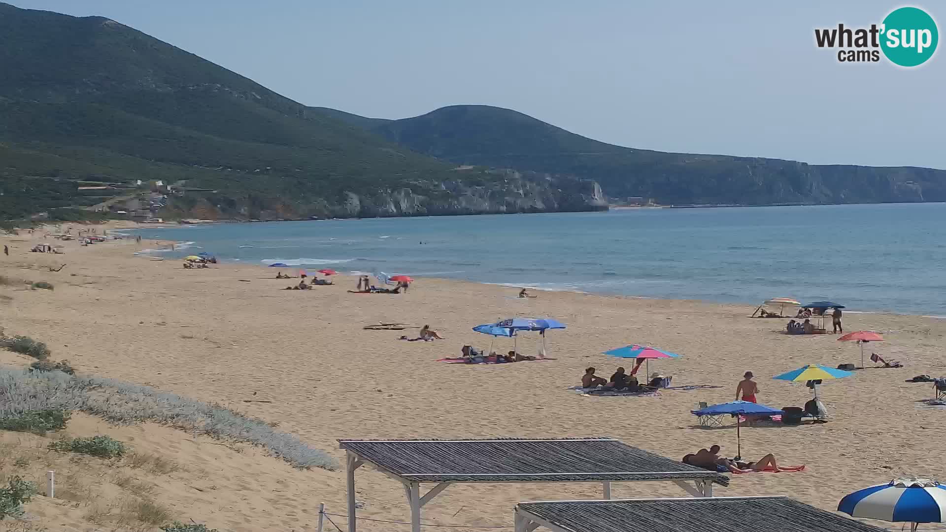 Webcam en vivo de la playa de San Nicolò en Buggerru, Cerdeña – admira las olas y los atardeceres