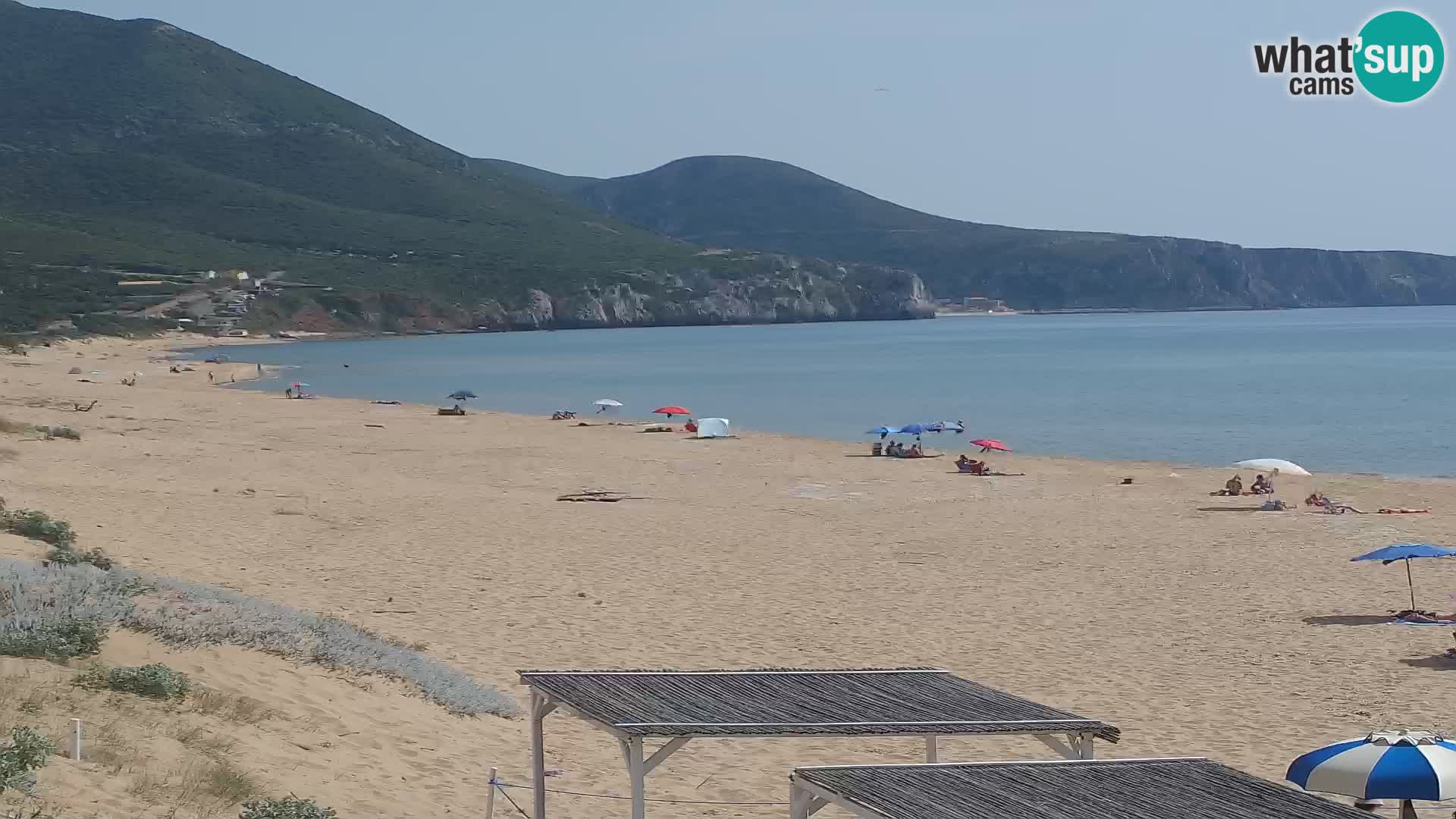 Spiaggia di San Nicolò webcam a Buggerru, Sardegna – Ammira le onde e i tramonti