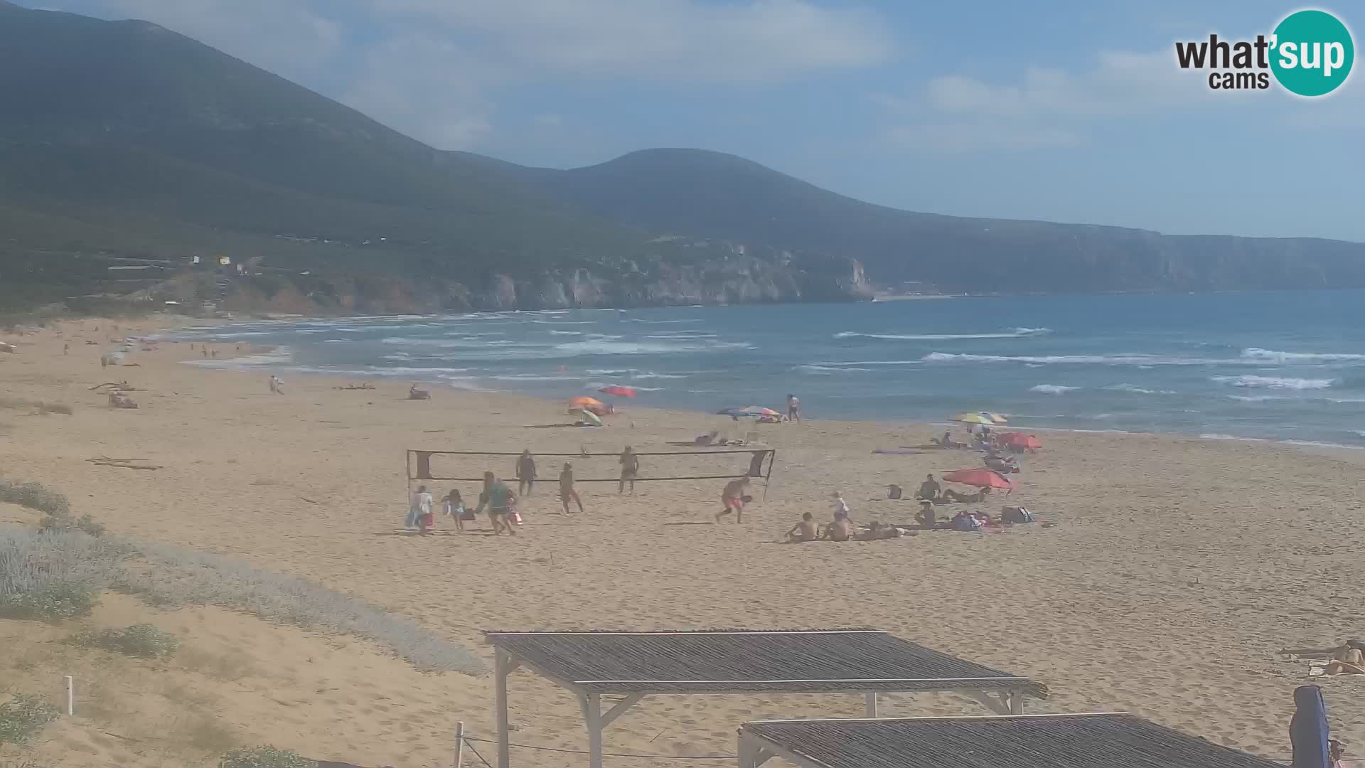 Spiaggia di San Nicolò webcam a Buggerru, Sardegna – Ammira le onde e i tramonti