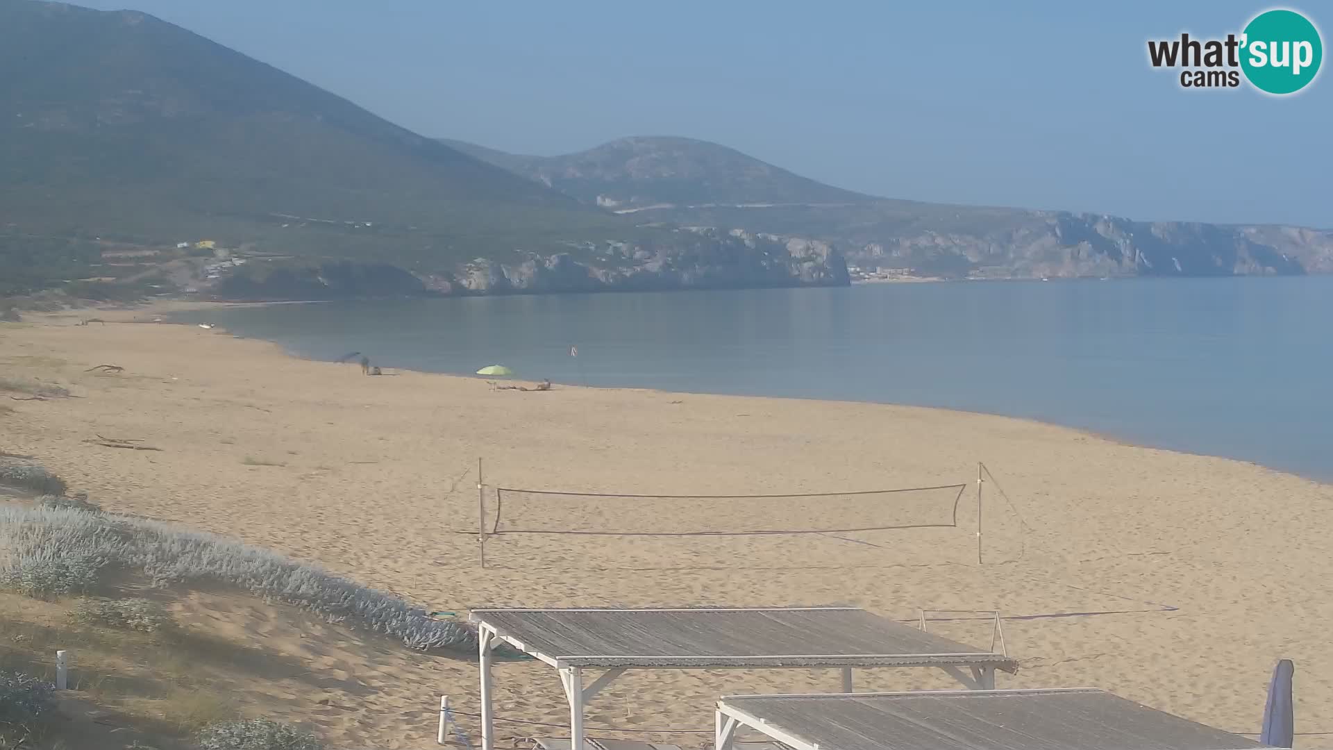 Spiaggia di San Nicolò webcam a Buggerru, Sardegna – Ammira le onde e i tramonti