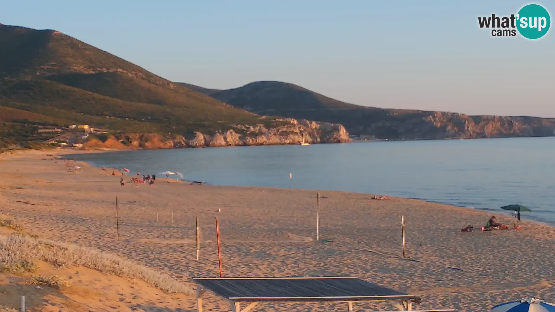 Live Beach Webcam San Nicolò, Buggerru, Sardinia – Watch the Waves and Sunset