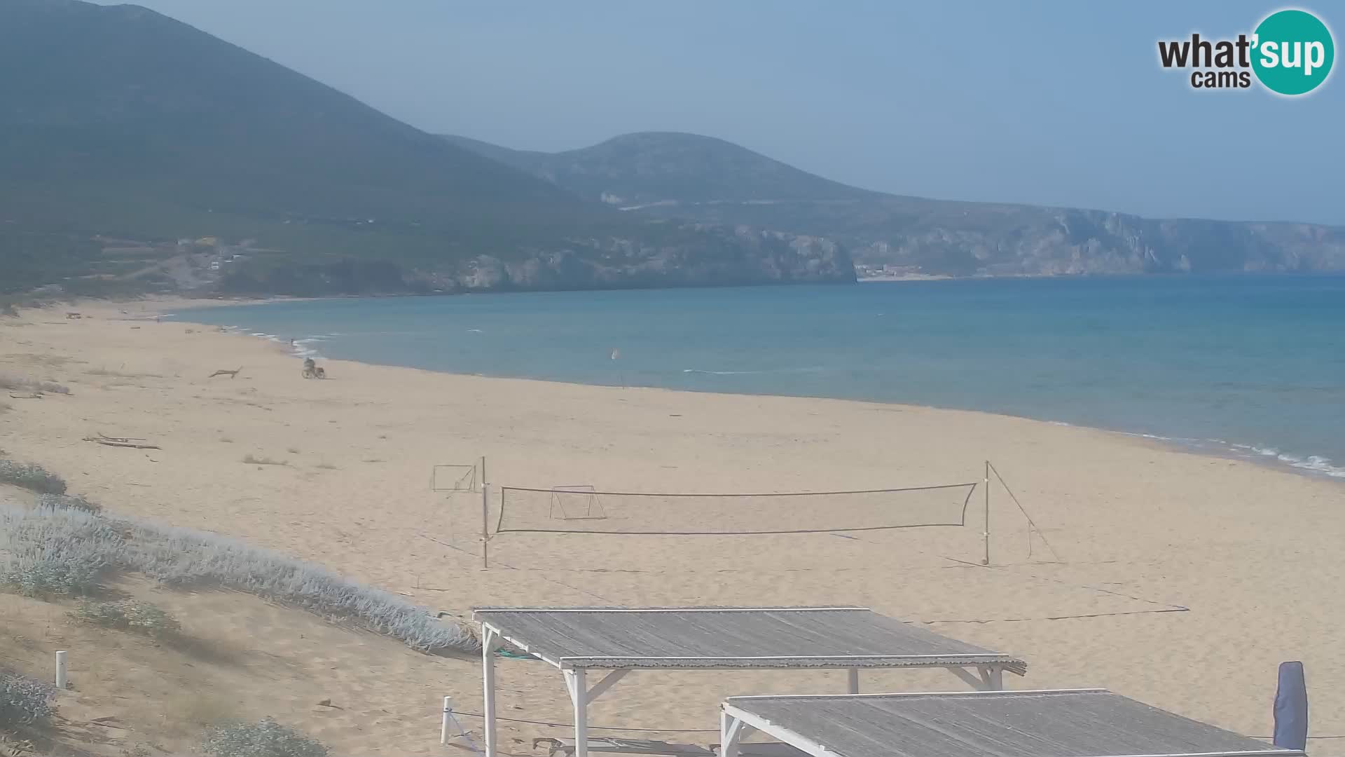 Spiaggia di San Nicolò webcam a Buggerru, Sardegna – Ammira le onde e i tramonti