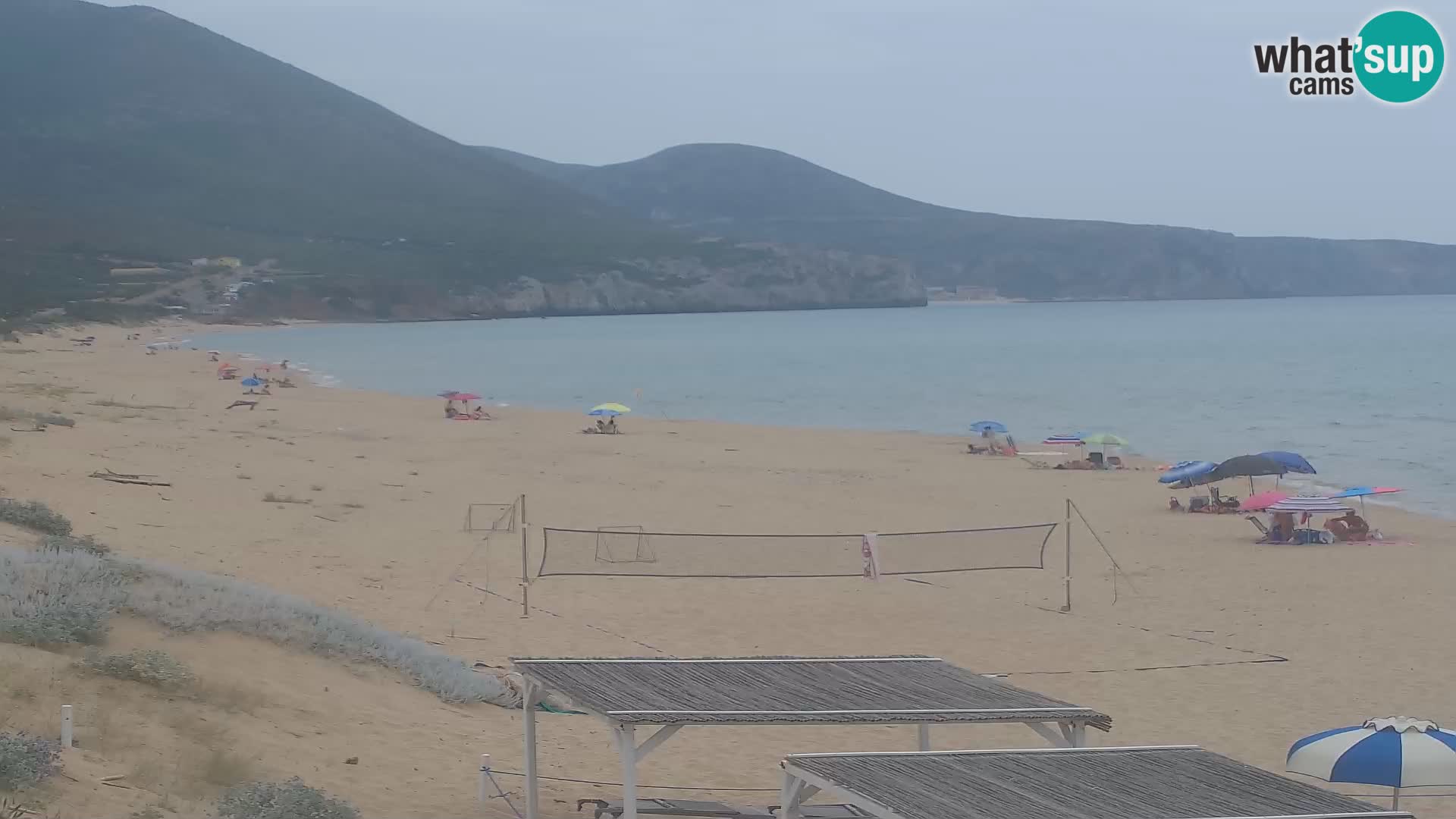 Live webcam plaže San Nicolò u Buggerru, Sardinija – uživajte u valovima i zalascima sunca