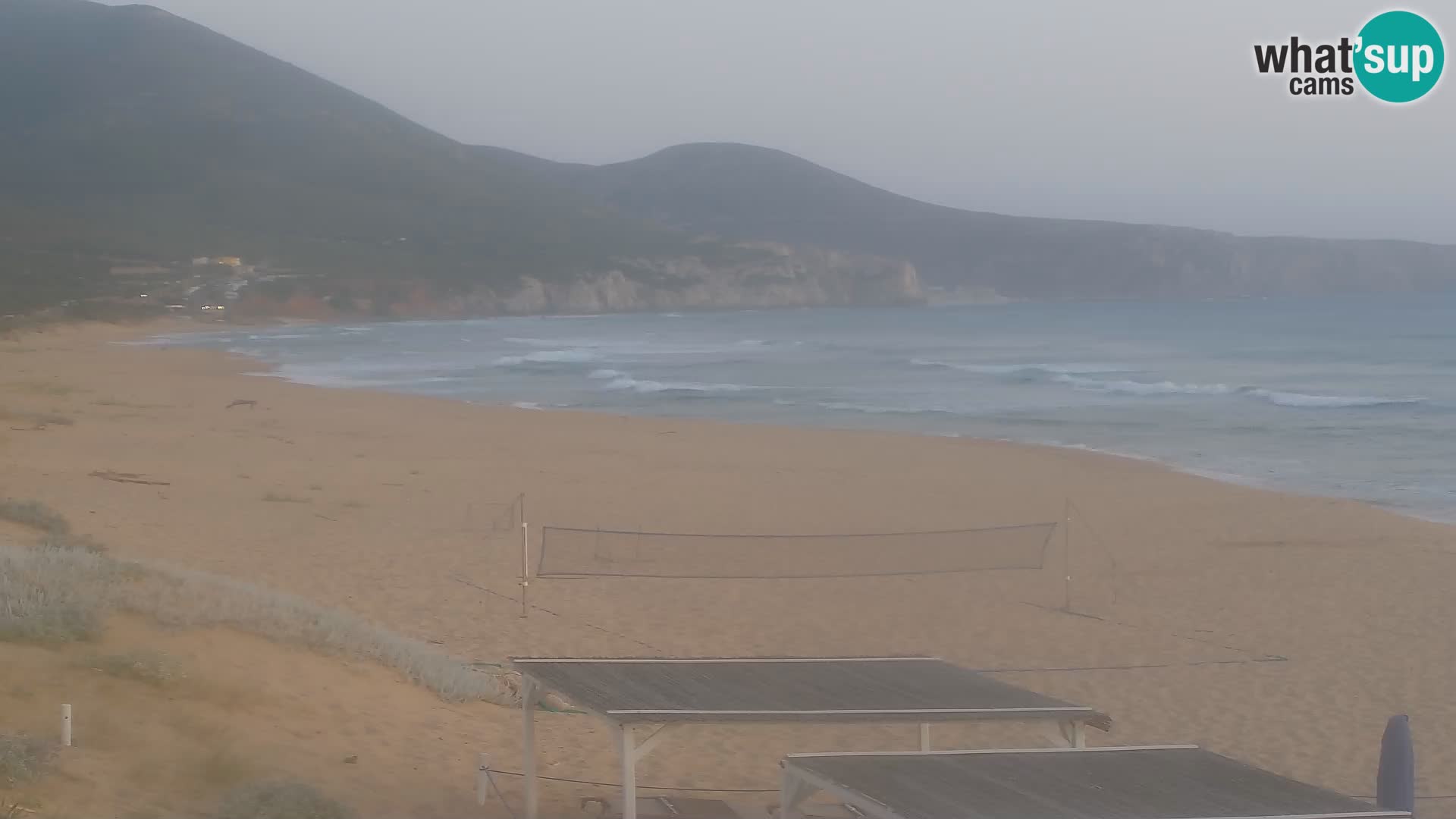 Live webcam plaže San Nicolò u Buggerru, Sardinija – uživajte u valovima i zalascima sunca