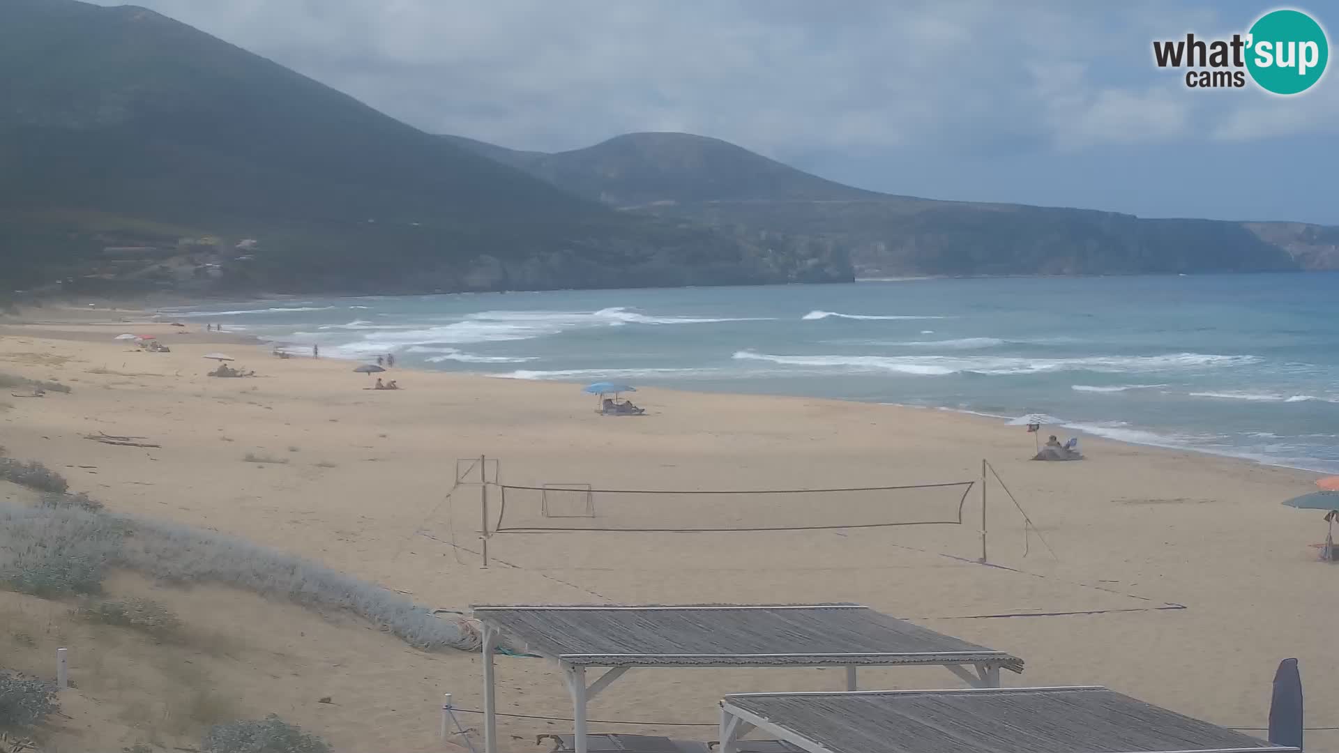 Spiaggia di San Nicolò webcam a Buggerru, Sardegna – Ammira le onde e i tramonti