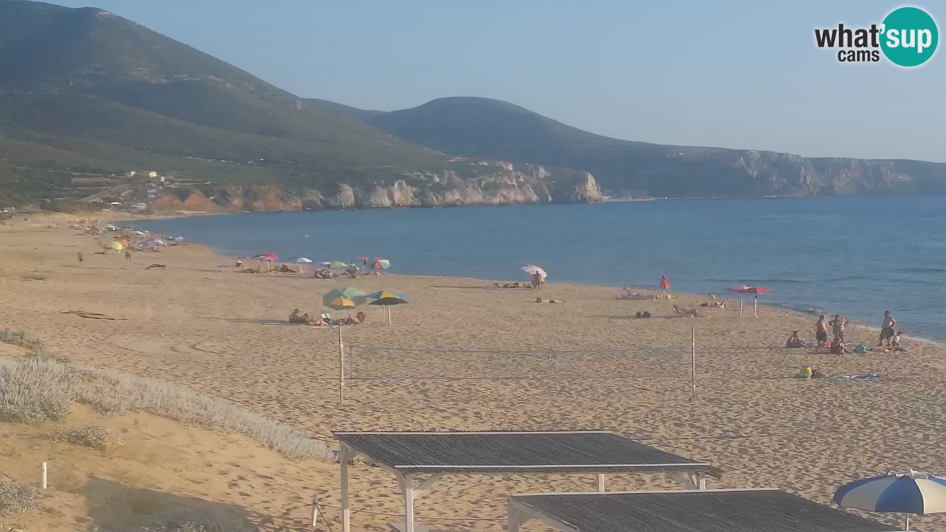 Live Beach Webcam San Nicolò, Buggerru, Sardinia – Watch the Waves and Sunset