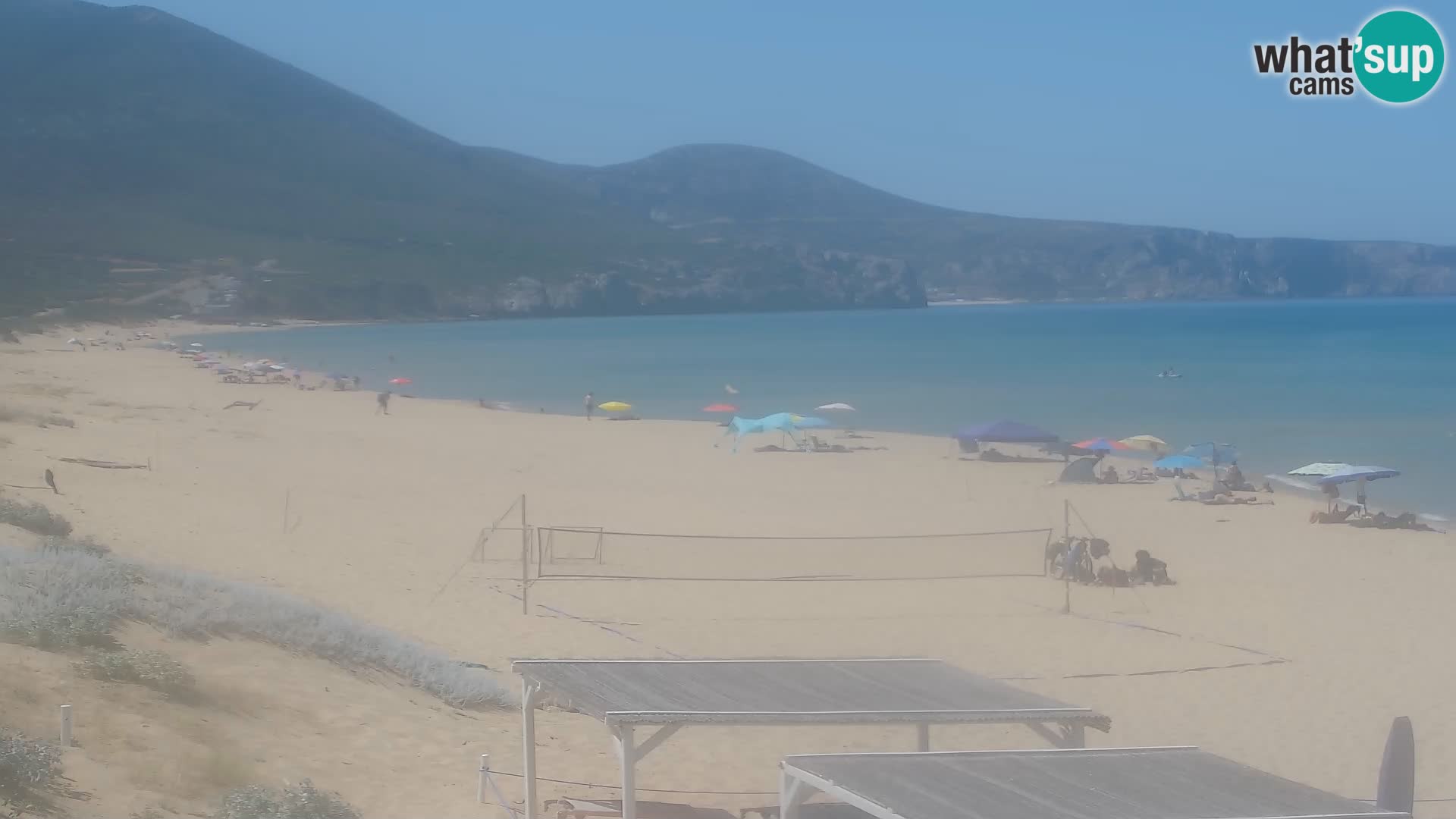 Spiaggia di San Nicolò webcam a Buggerru, Sardegna – Ammira le onde e i tramonti