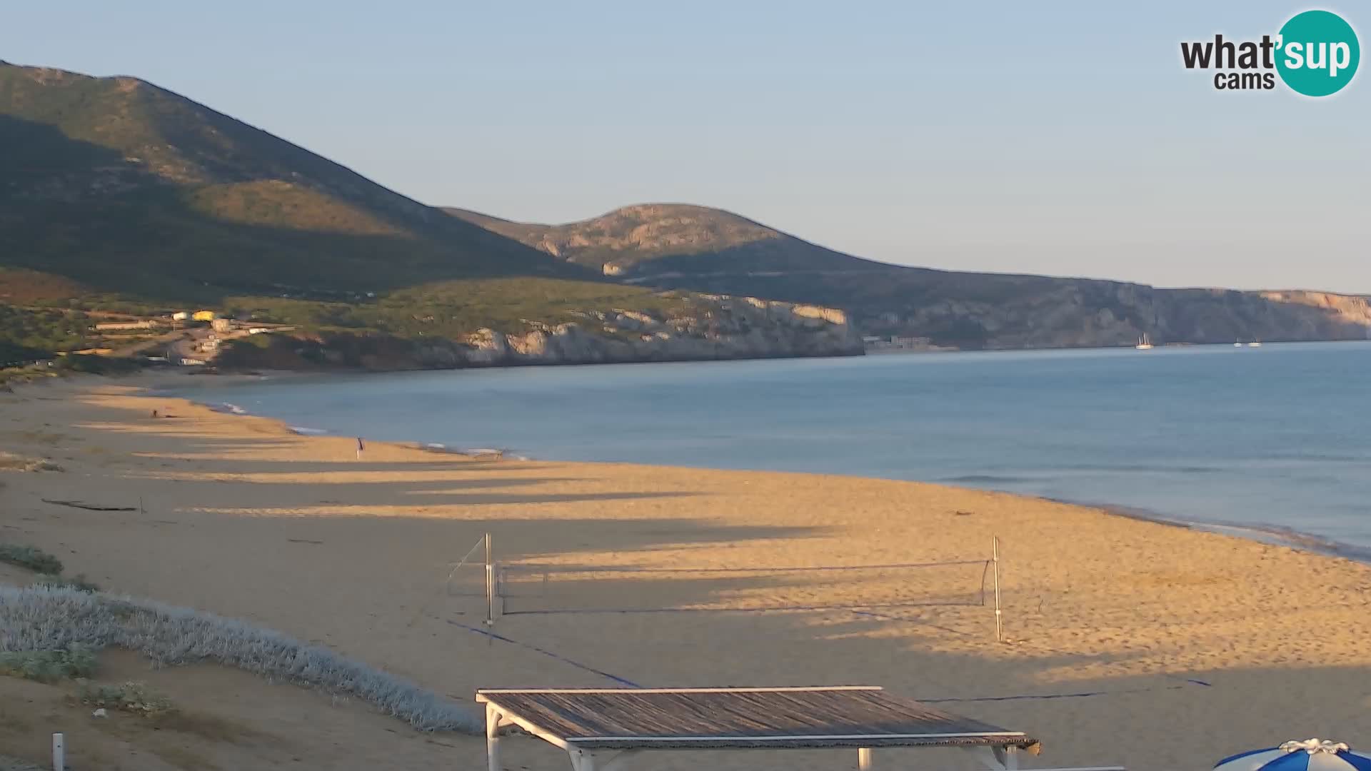 Live Beach Webcam San Nicolò, Buggerru, Sardinia – Watch the Waves and Sunset