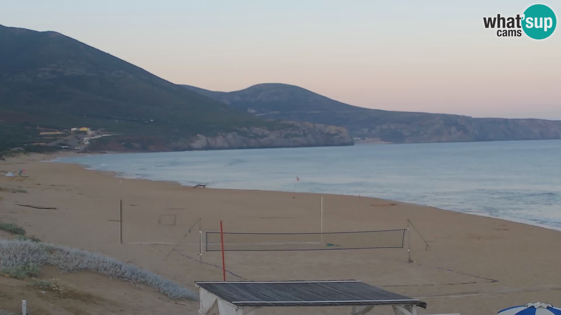 Live webcam plaže San Nicolò u Buggerru, Sardinija – uživajte u valovima i zalascima sunca