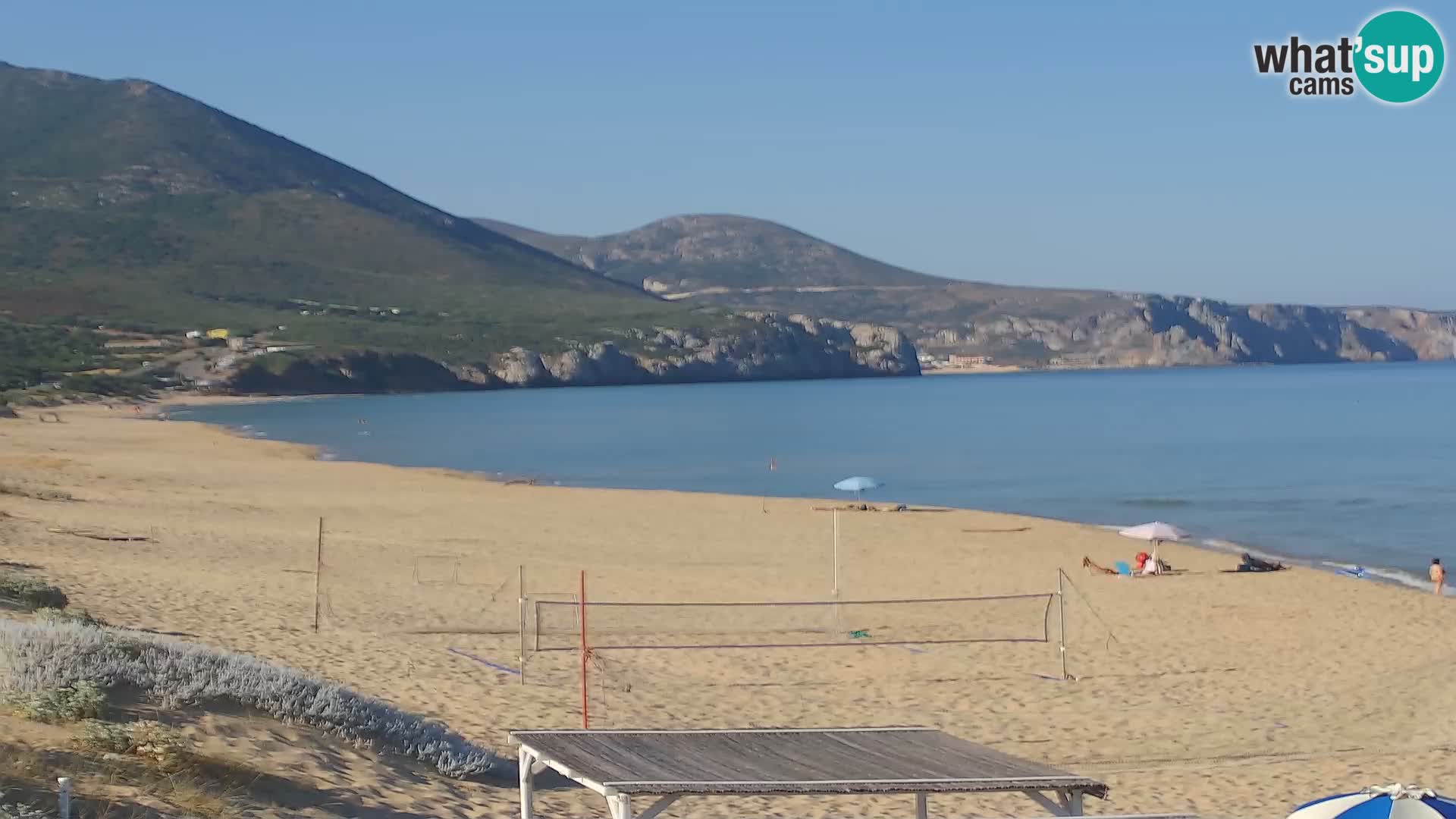 Spiaggia di San Nicolò webcam a Buggerru, Sardegna – Ammira le onde e i tramonti