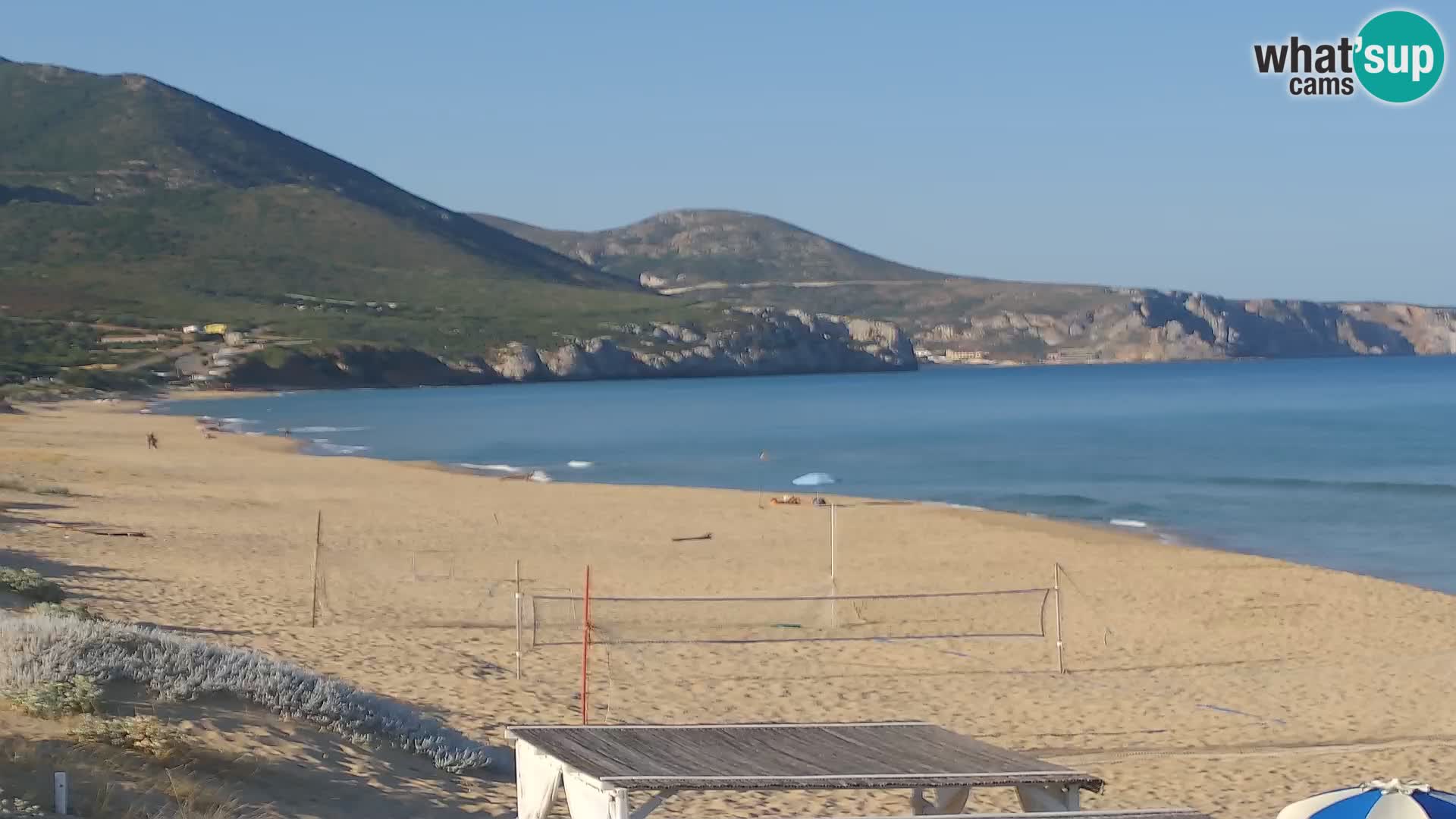 Live webcam plaže San Nicolò u Buggerru, Sardinija – uživajte u valovima i zalascima sunca