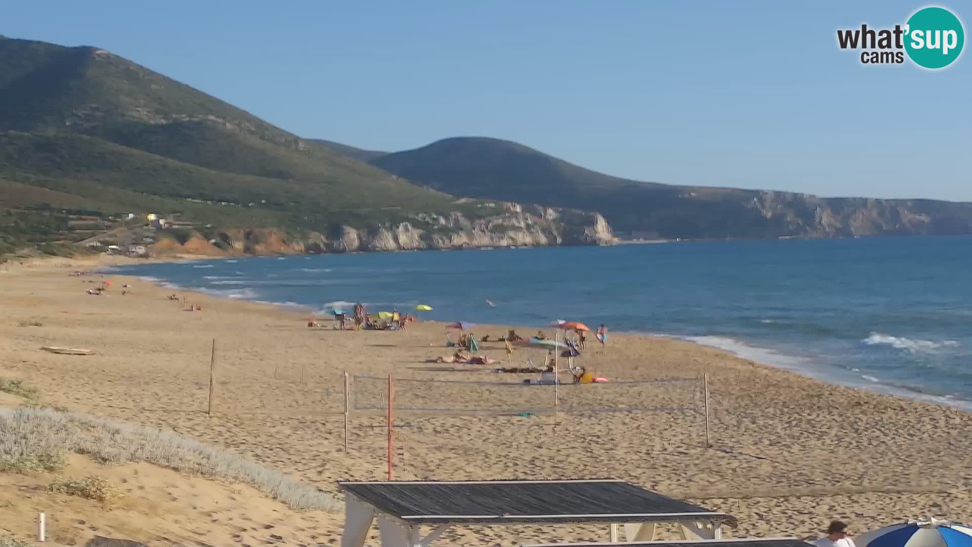 Live webcam plaže San Nicolò u Buggerru, Sardinija – uživajte u valovima i zalascima sunca