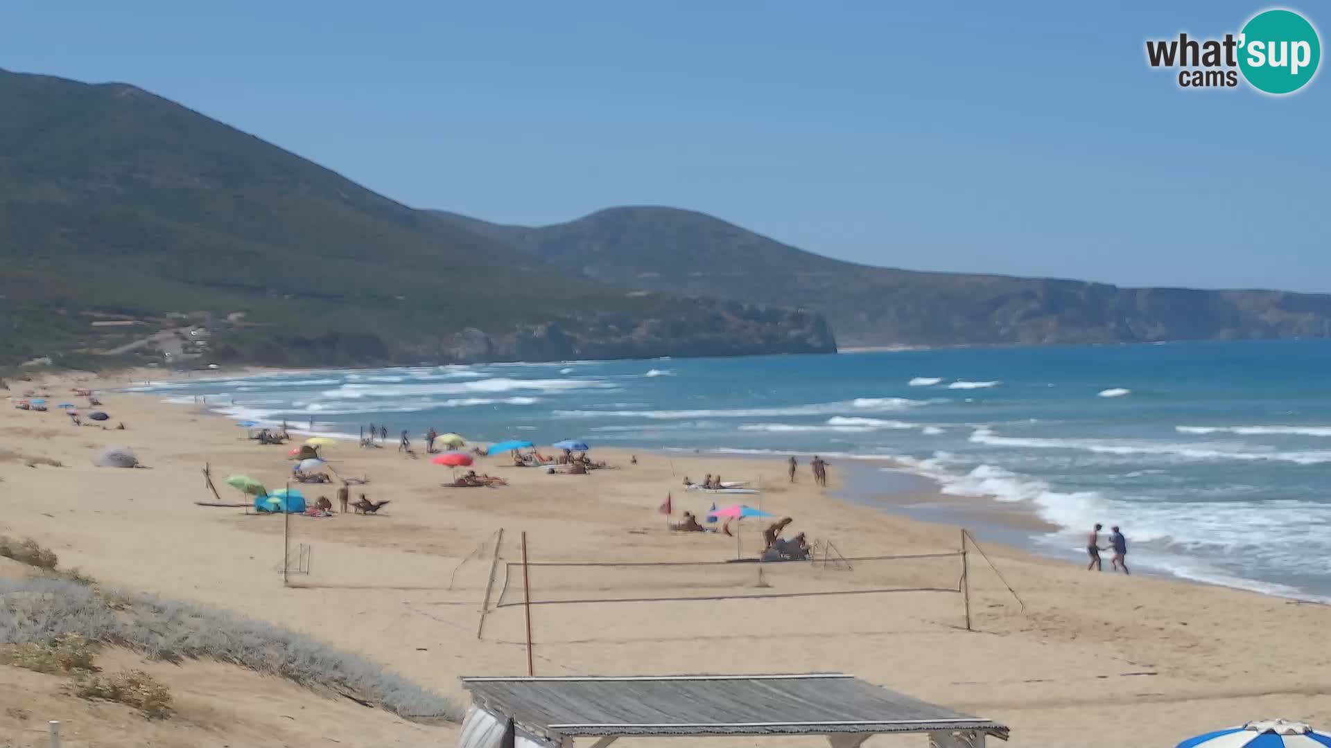 Spiaggia di San Nicolò webcam a Buggerru, Sardegna – Ammira le onde e i tramonti