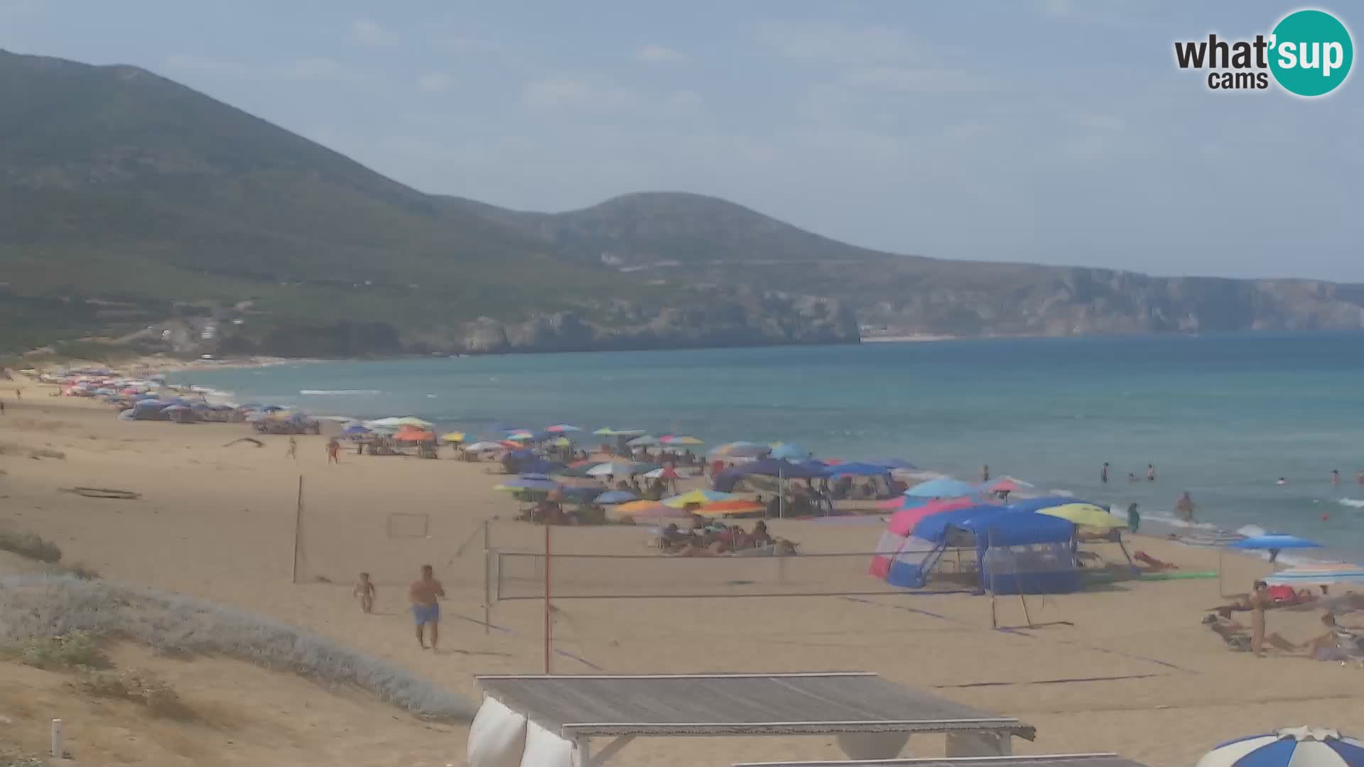 Spiaggia di San Nicolò webcam a Buggerru, Sardegna – Ammira le onde e i tramonti