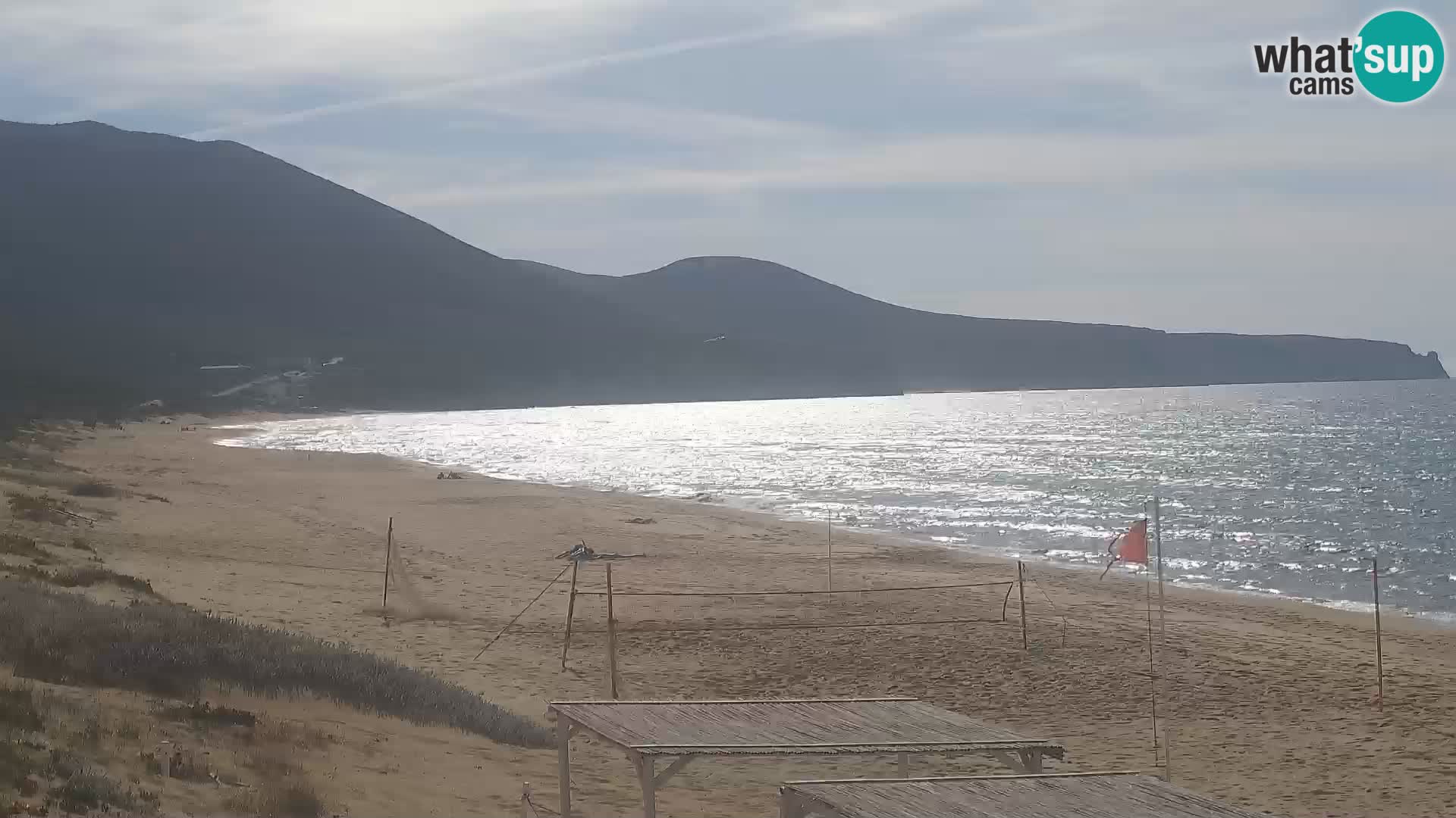 Live webcam plaže San Nicolò u Buggerru, Sardinija – uživajte u valovima i zalascima sunca