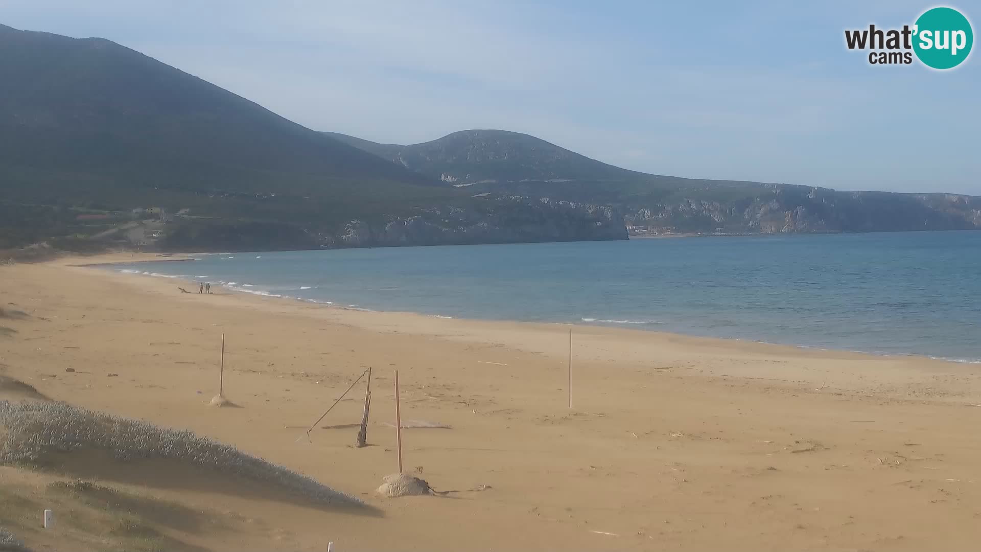 Live webcam plaže San Nicolò u Buggerru, Sardinija – uživajte u valovima i zalascima sunca