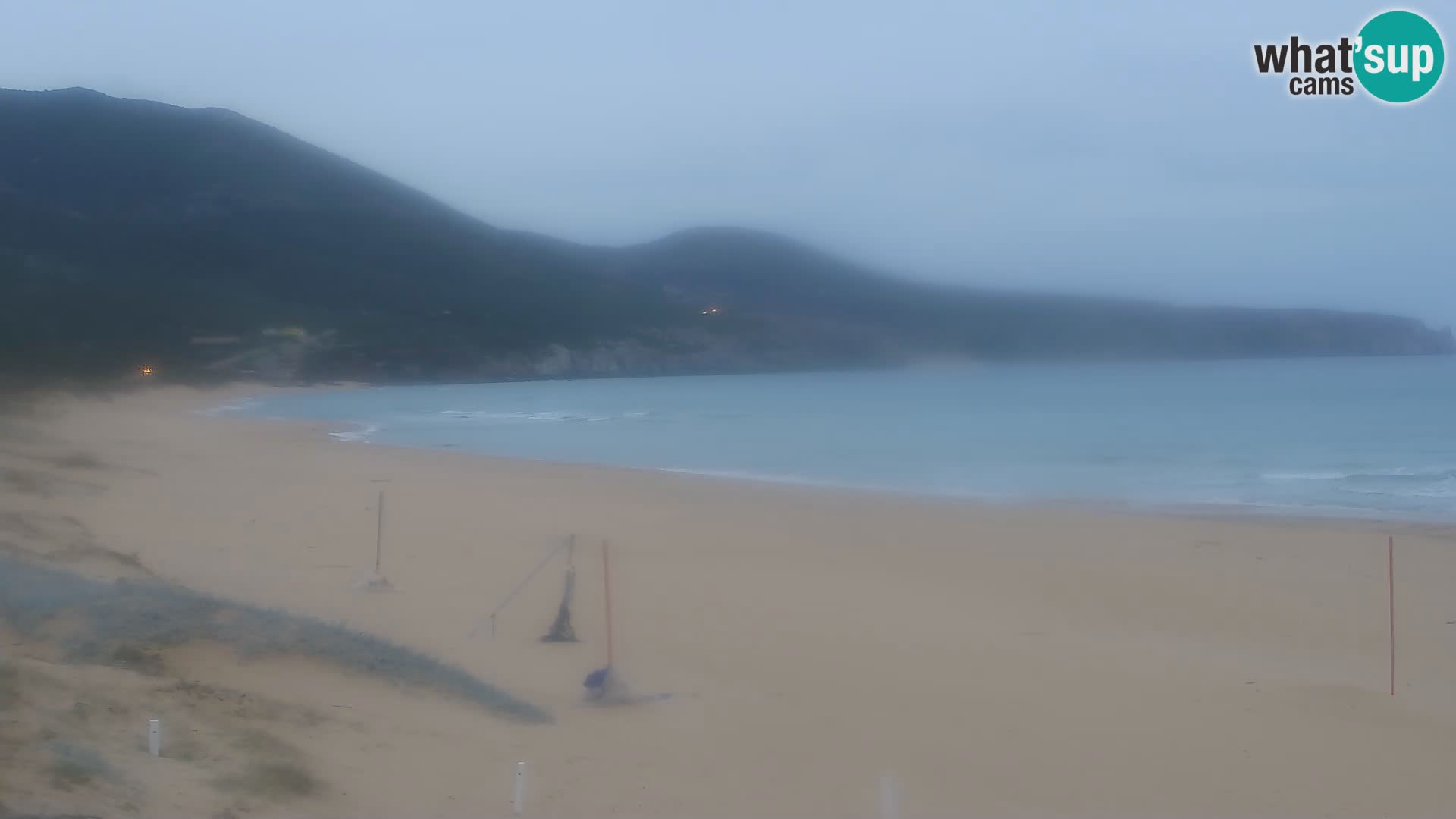 Spiaggia di San Nicolò webcam a Buggerru, Sardegna – Ammira le onde e i tramonti