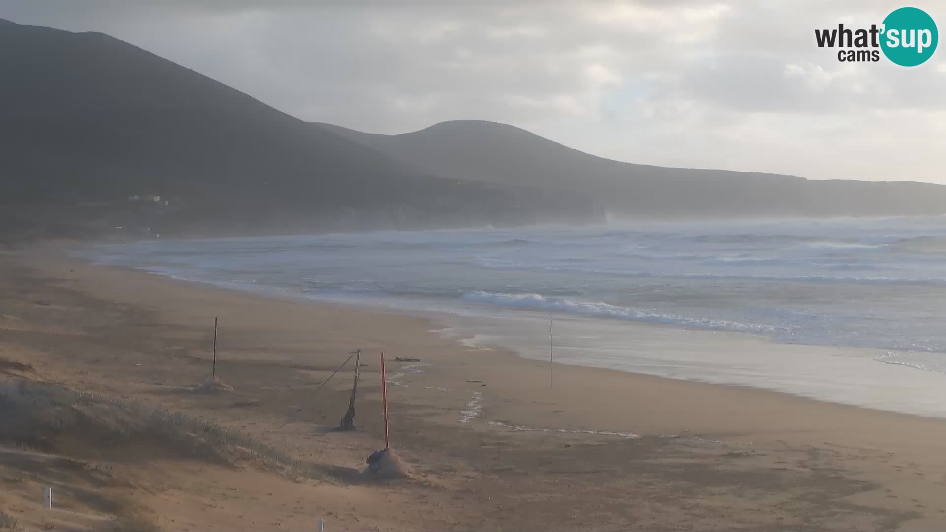 Live Beach Webcam San Nicolò, Buggerru, Sardinia – Watch the Waves and Sunset