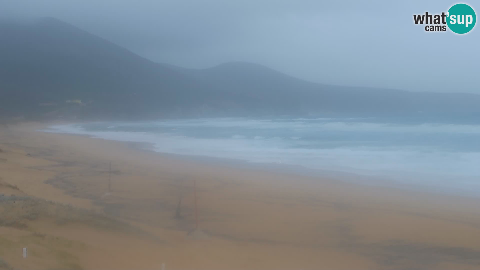 Spiaggia di San Nicolò webcam a Buggerru, Sardegna – Ammira le onde e i tramonti