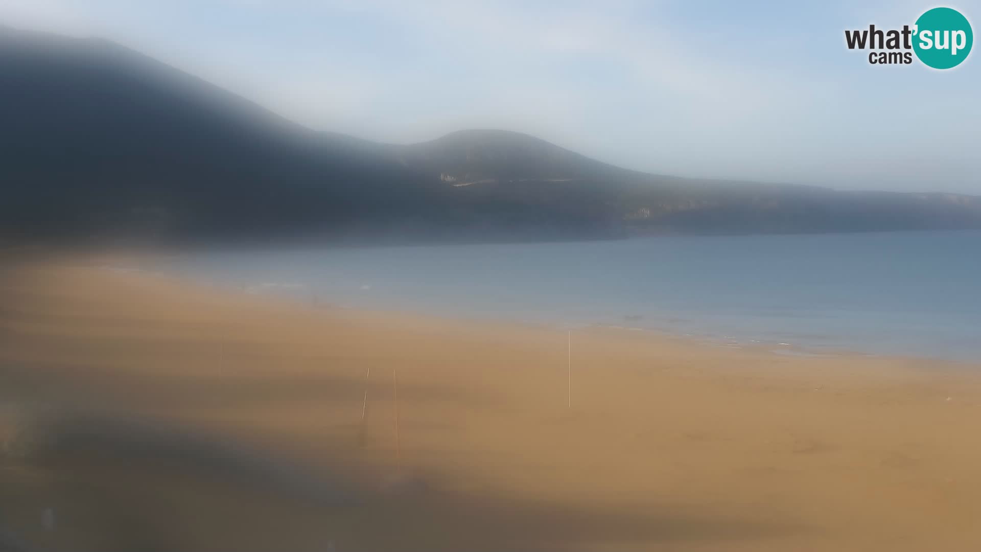 Live webcam plaže San Nicolò u Buggerru, Sardinija – uživajte u valovima i zalascima sunca