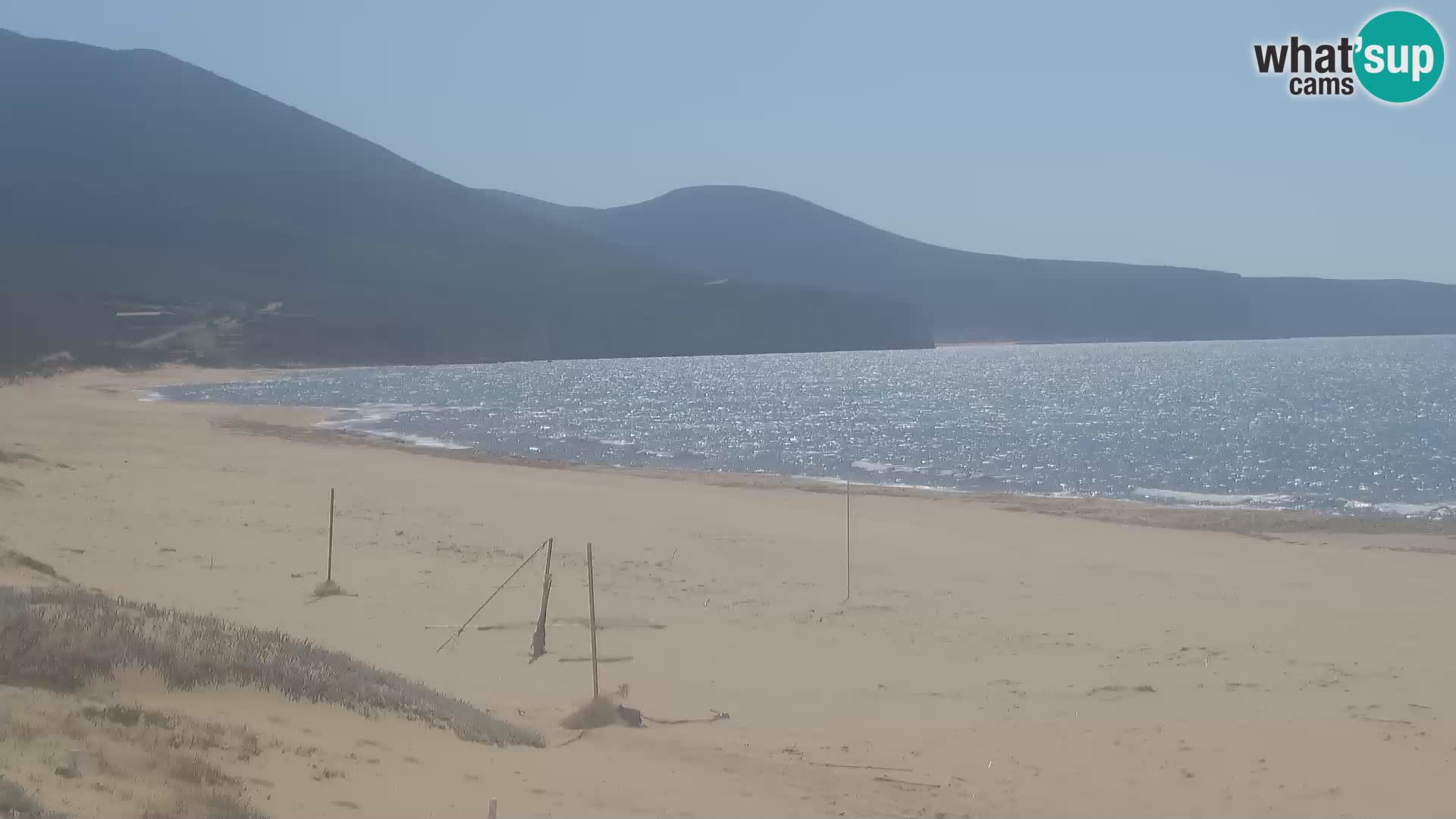 Live webcam plaže San Nicolò u Buggerru, Sardinija – uživajte u valovima i zalascima sunca