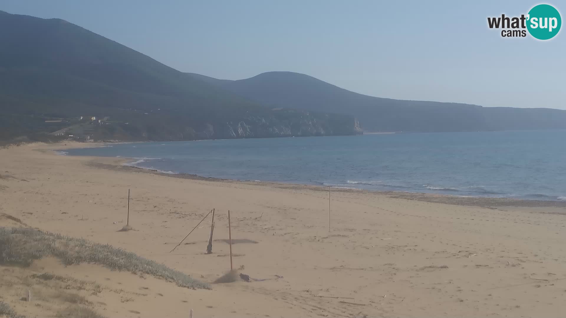 Spiaggia di San Nicolò webcam a Buggerru, Sardegna – Ammira le onde e i tramonti