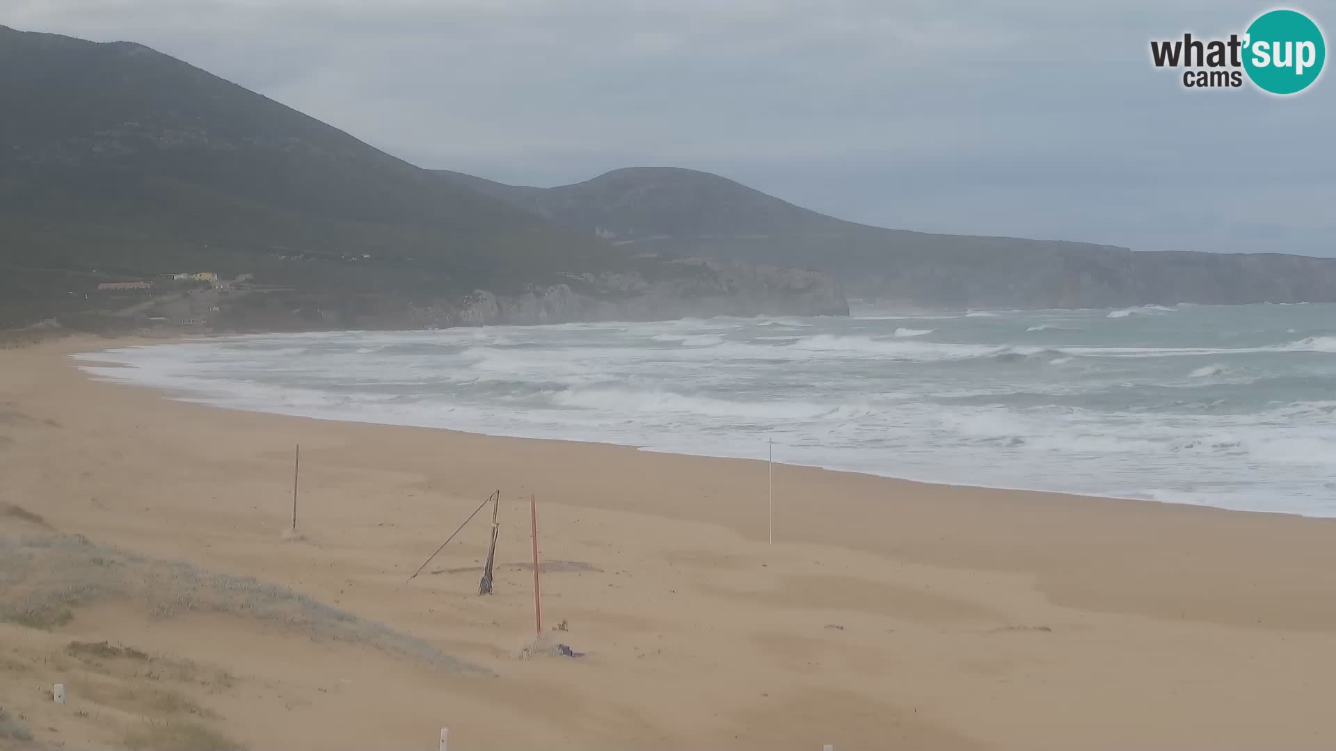 Live Beach Webcam San Nicolò, Buggerru, Sardinia – Watch the Waves and Sunset