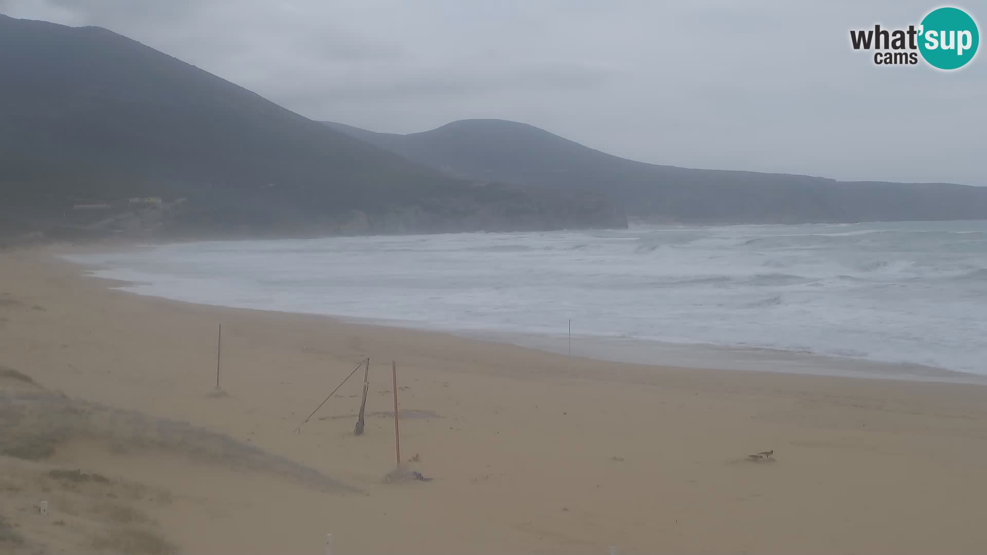 Spiaggia di San Nicolò webcam a Buggerru, Sardegna – Ammira le onde e i tramonti