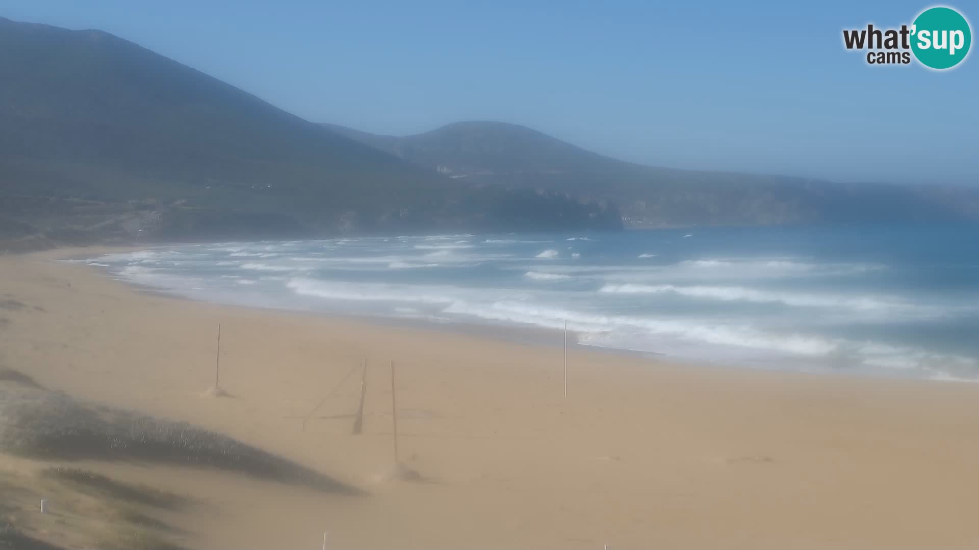 Live Beach Webcam San Nicolò, Buggerru, Sardinia – Watch the Waves and Sunset