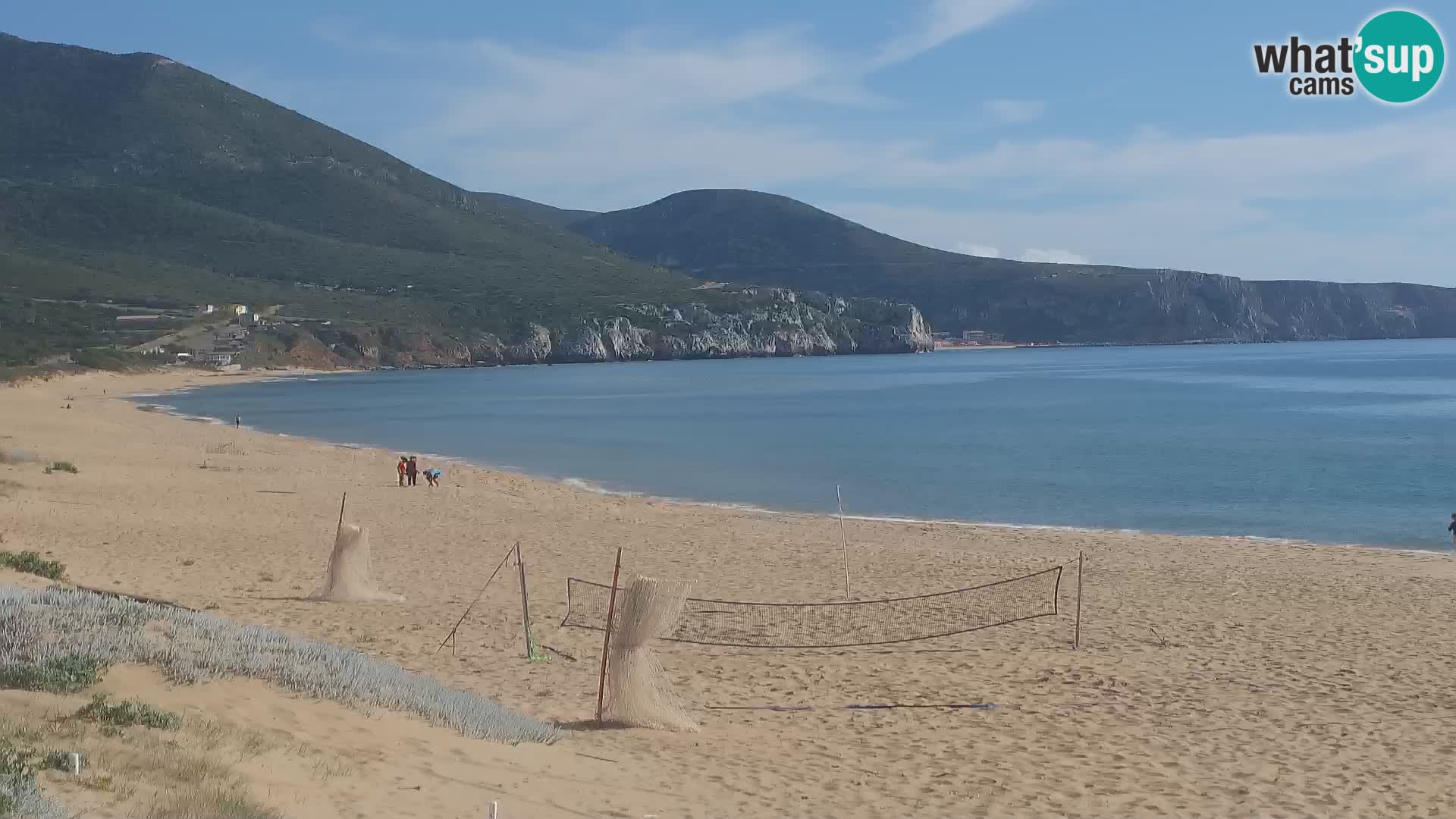 Spiaggia di San Nicolò webcam a Buggerru, Sardegna – Ammira le onde e i tramonti