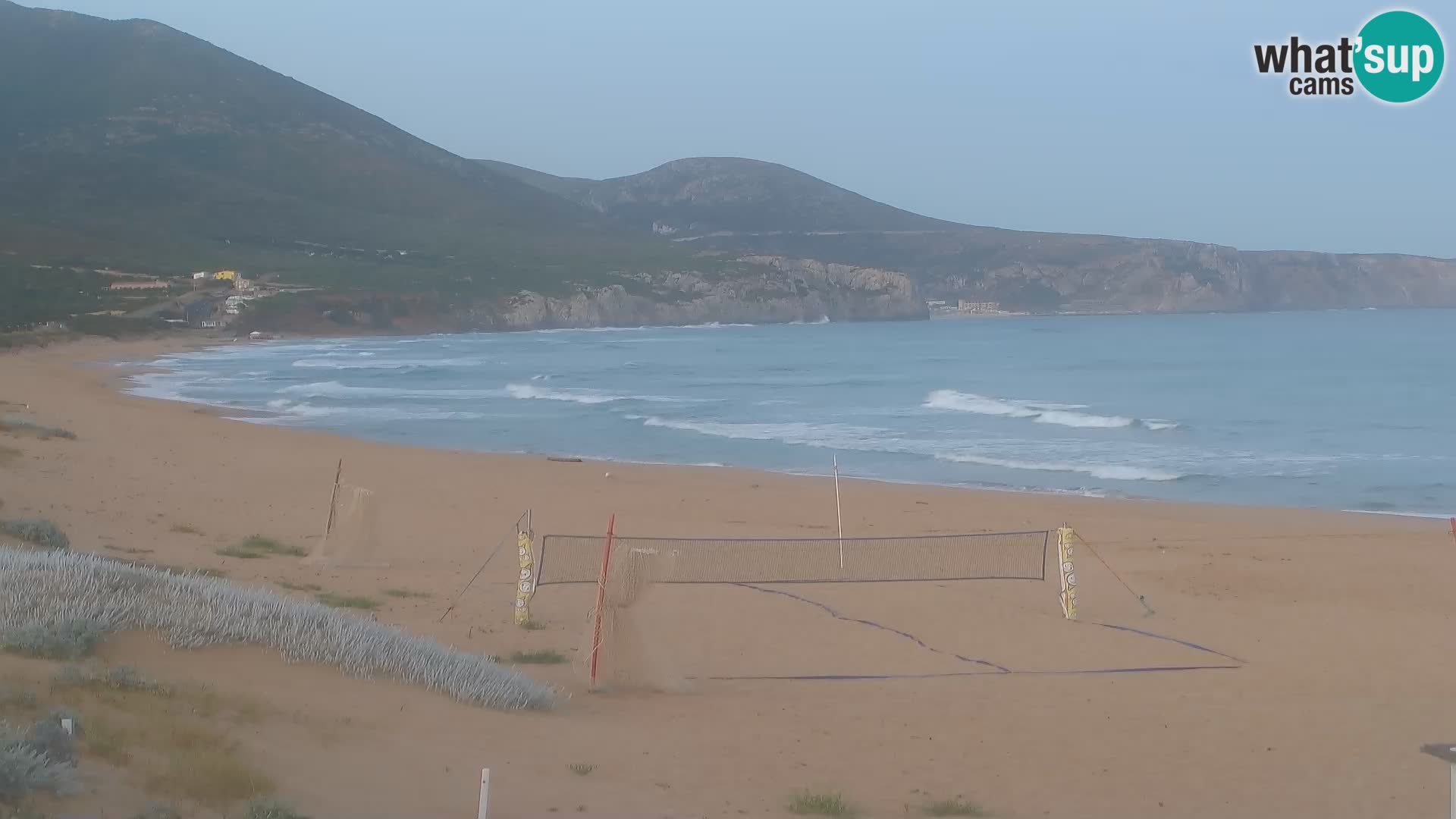 Live webcam plaže San Nicolò u Buggerru, Sardinija – uživajte u valovima i zalascima sunca