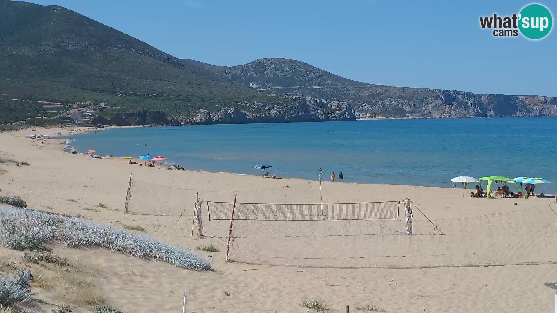 Spiaggia di San Nicolò webcam a Buggerru, Sardegna – Ammira le onde e i tramonti