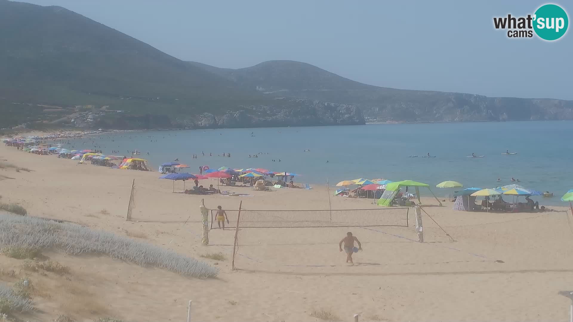Spiaggia di San Nicolò webcam a Buggerru, Sardegna – Ammira le onde e i tramonti