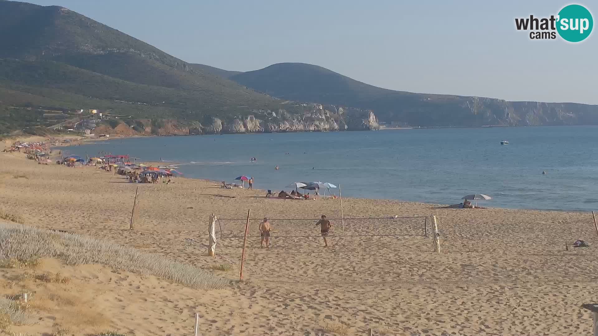 Spiaggia di San Nicolò webcam a Buggerru, Sardegna – Ammira le onde e i tramonti