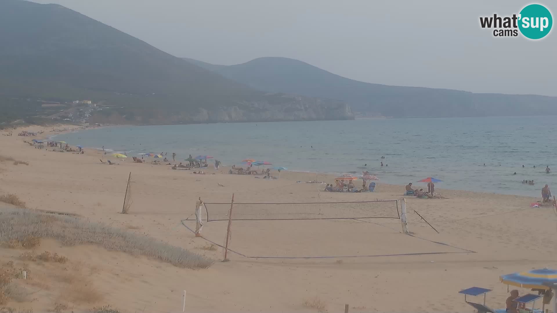 Webcam en vivo de la playa de San Nicolò en Buggerru, Cerdeña – admira las olas y los atardeceres