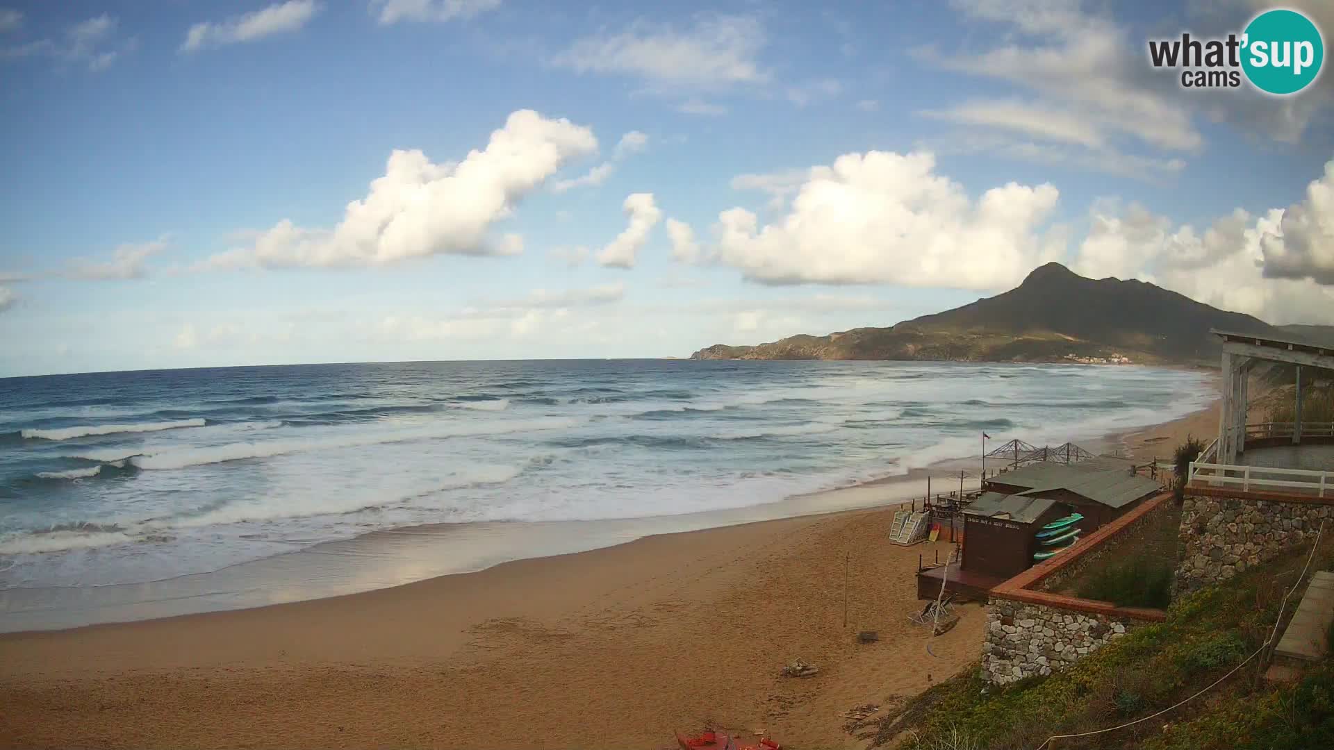 Spiaggia San Nicolò Buggerru webcam | Sardegna