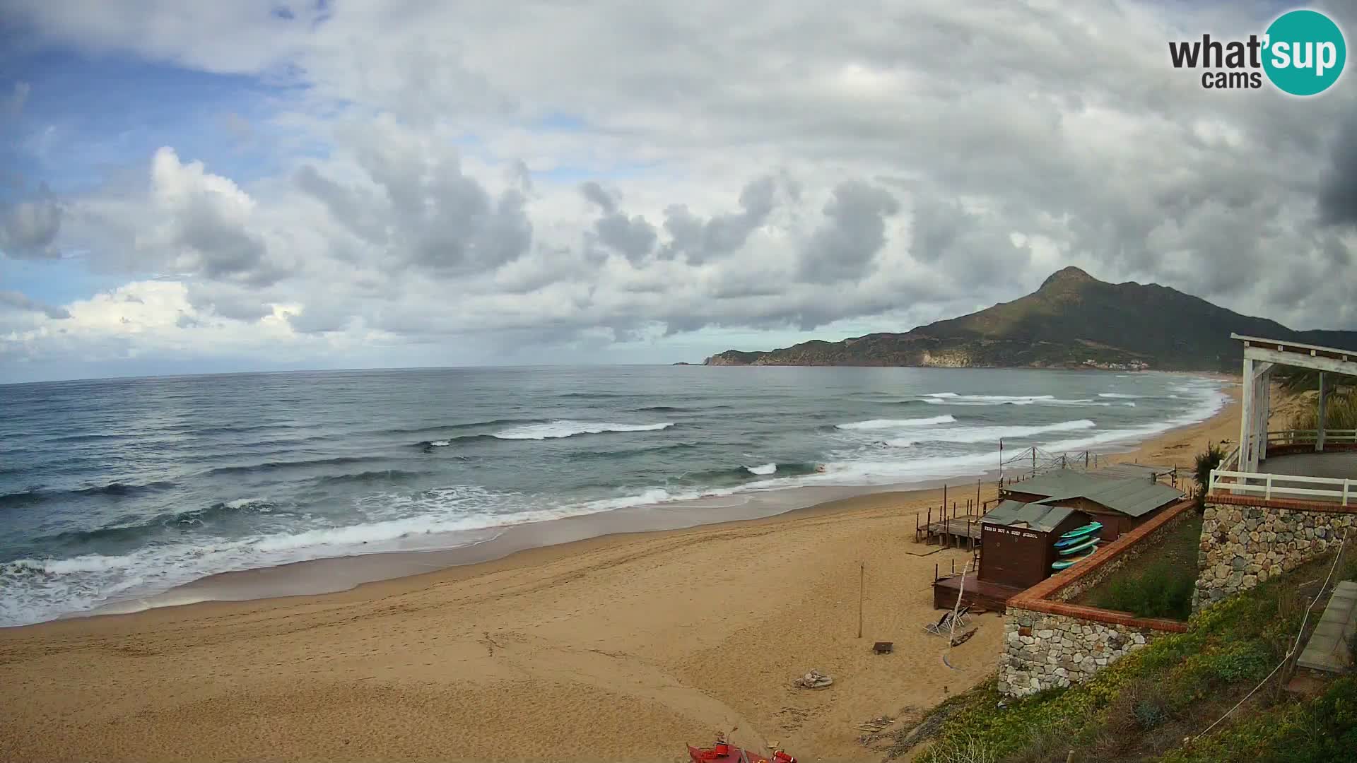 Spiaggia San Nicolò Buggerru webcam | Sardegna