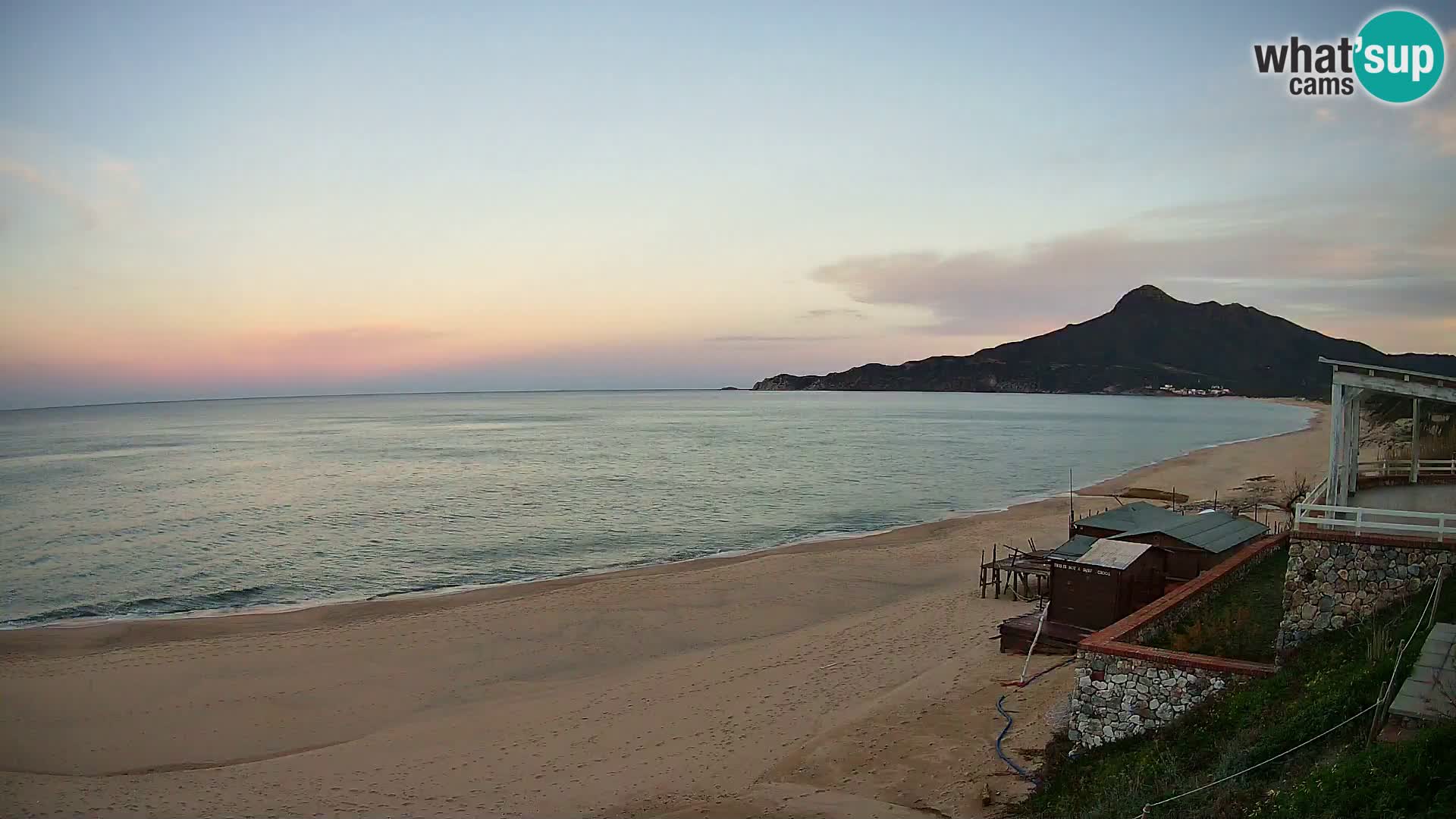 Spiaggia San Nicolò Buggerru webcam | Sardegna