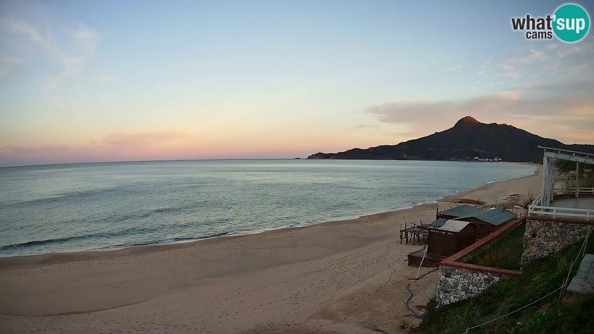 Spiaggia San Nicolò Buggerru webcam | Sardegna