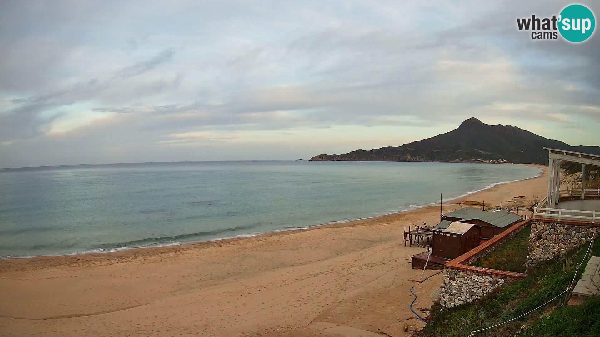 Spiaggia San Nicolò Buggerru webcam | Sardegna