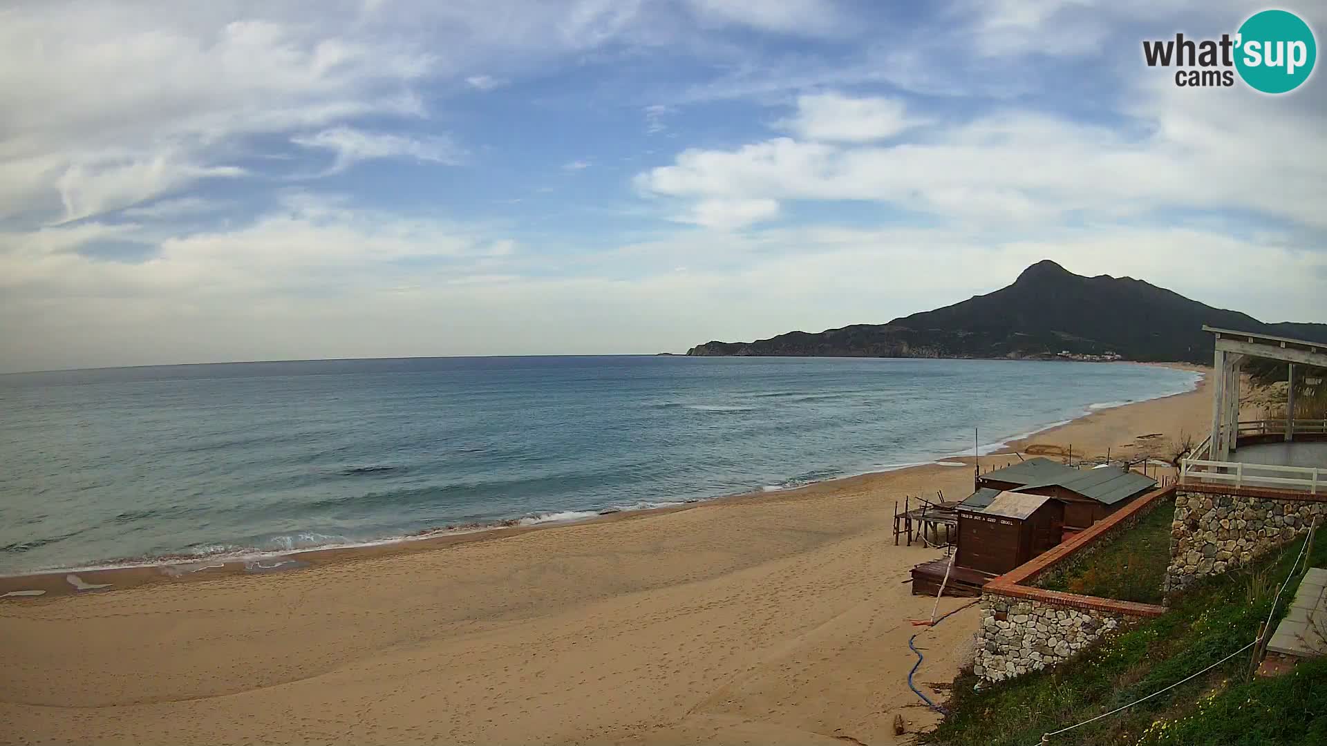 Spiaggia San Nicolò Buggerru webcam | Sardegna