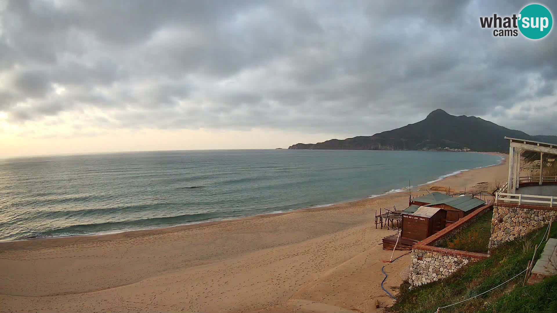 Spiaggia San Nicolò Buggerru webcam | Sardegna