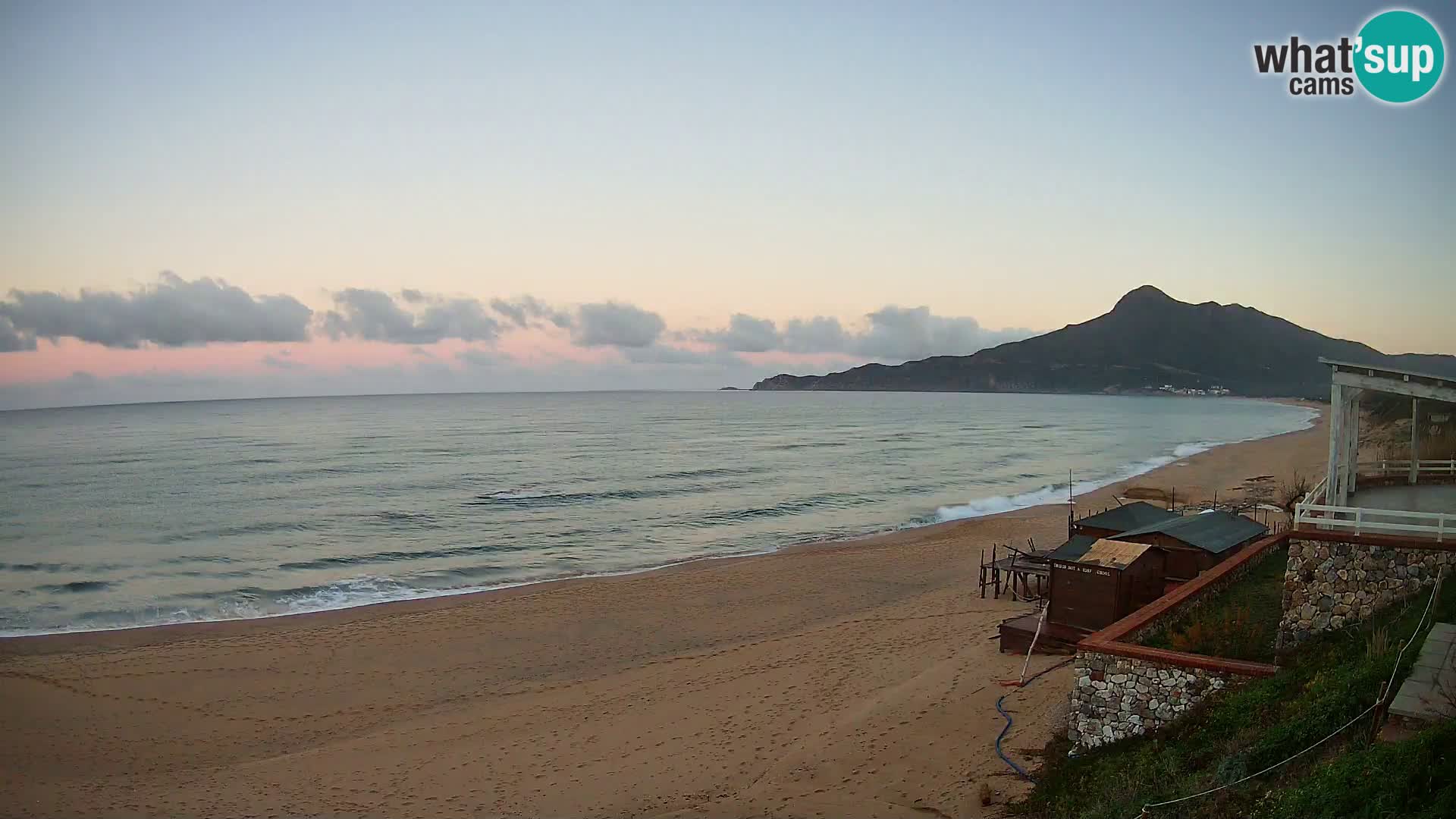 Spiaggia San Nicolò Buggerru webcam | Sardegna