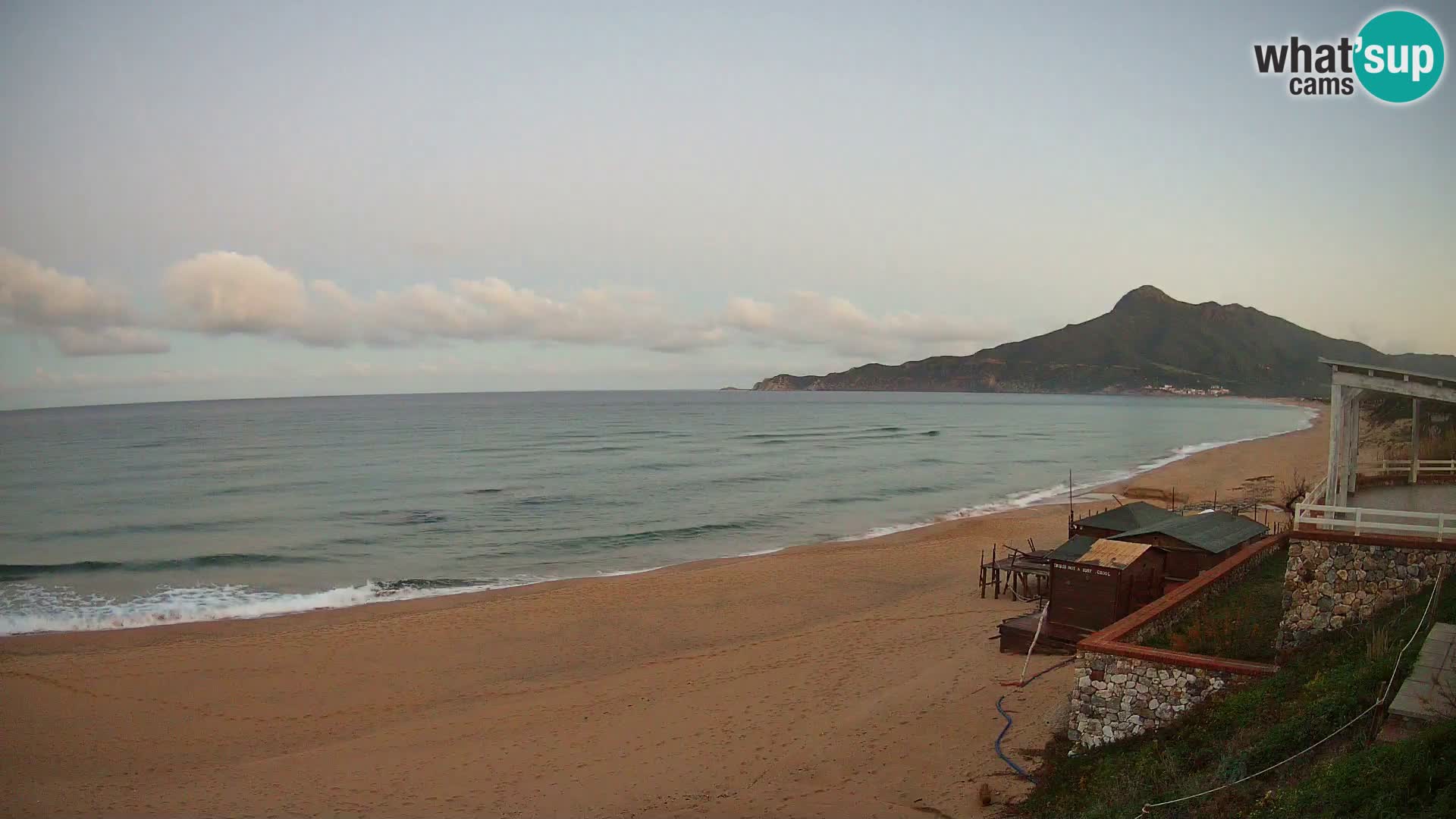 Spiaggia San Nicolò Buggerru webcam | Sardegna