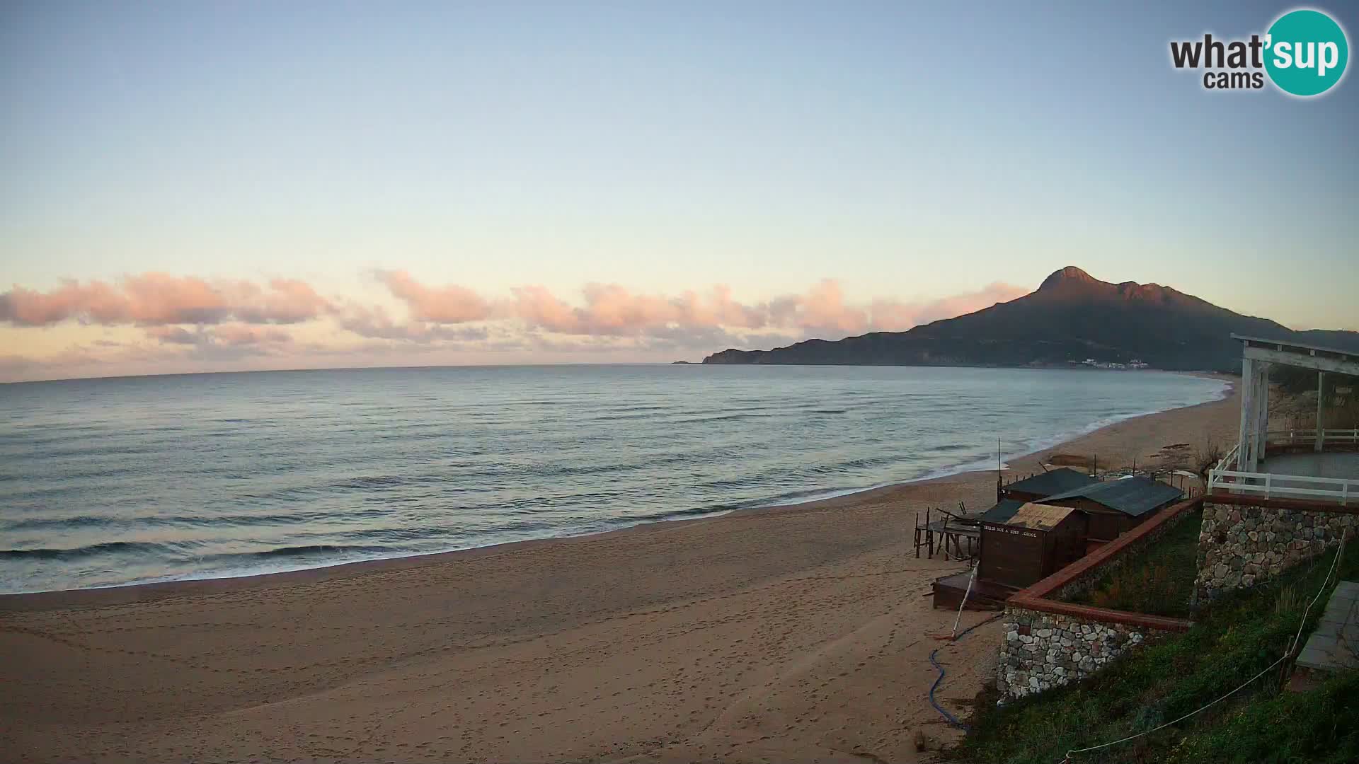 Spiaggia San Nicolò Buggerru webcam | Sardegna