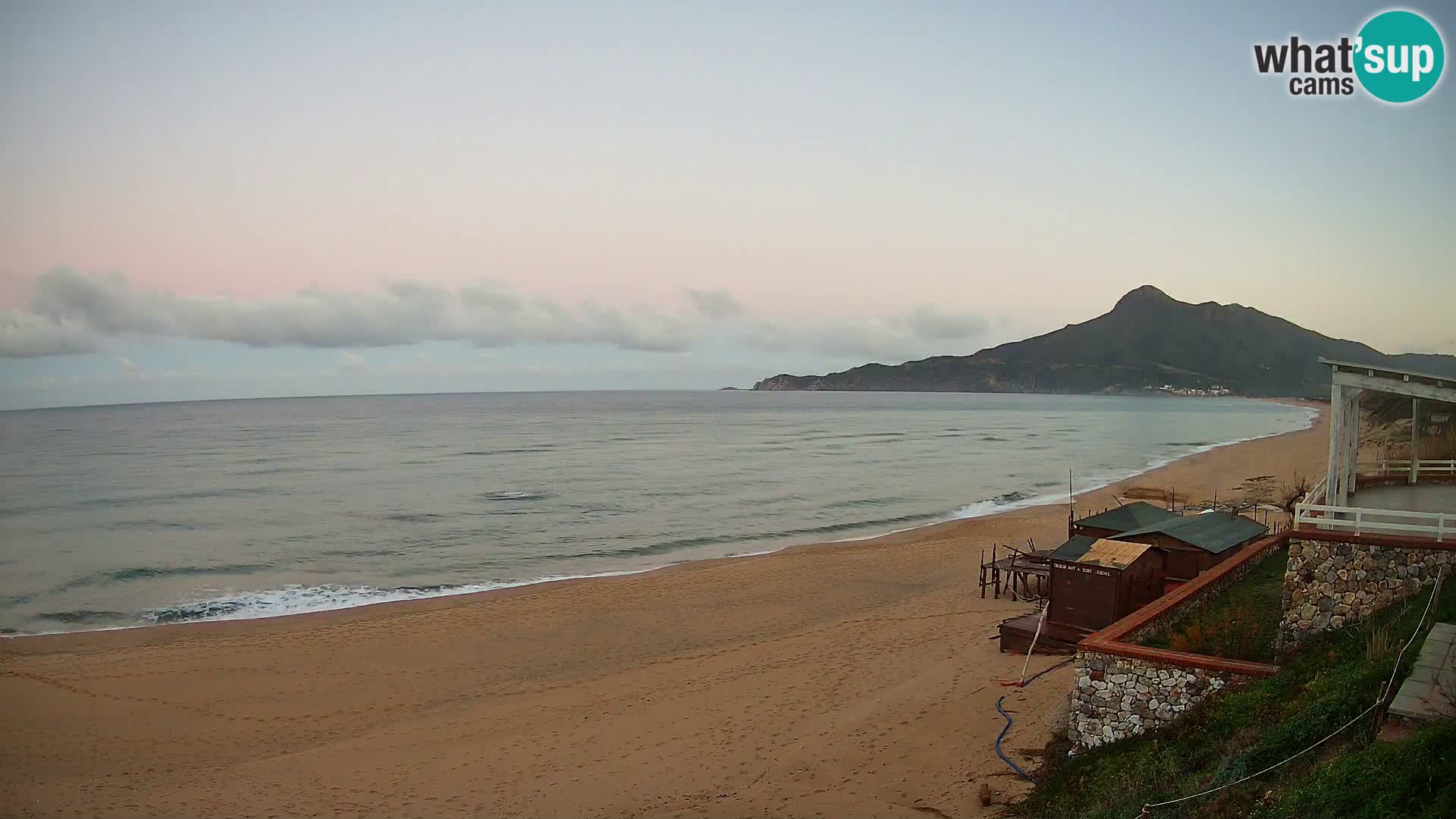 Spiaggia San Nicolò Buggerru webcam | Sardegna