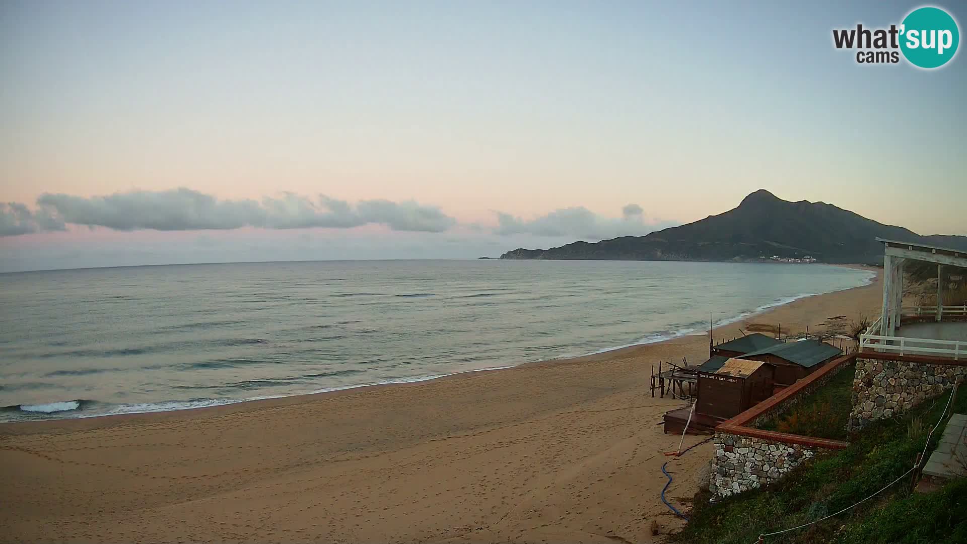 Spiaggia San Nicolò Buggerru webcam | Sardegna