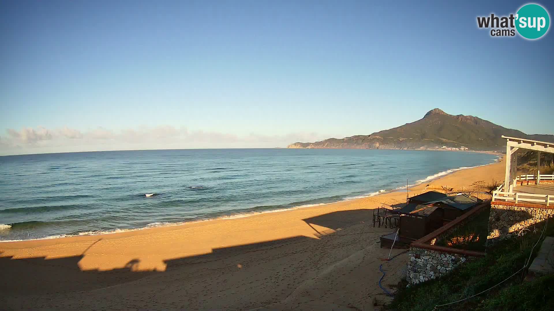 Spiaggia San Nicolò Buggerru webcam | Sardegna