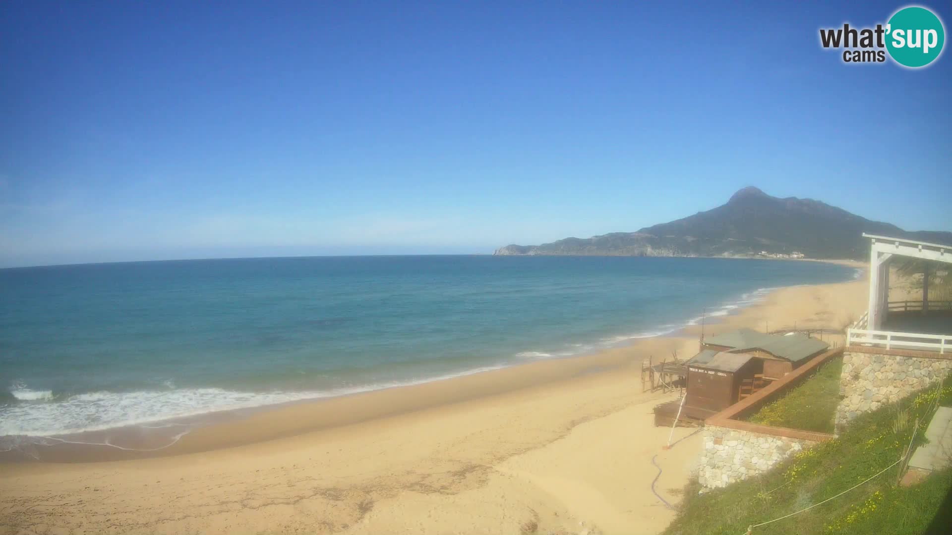 Spiaggia San Nicolò Buggerru webcam | Sardegna